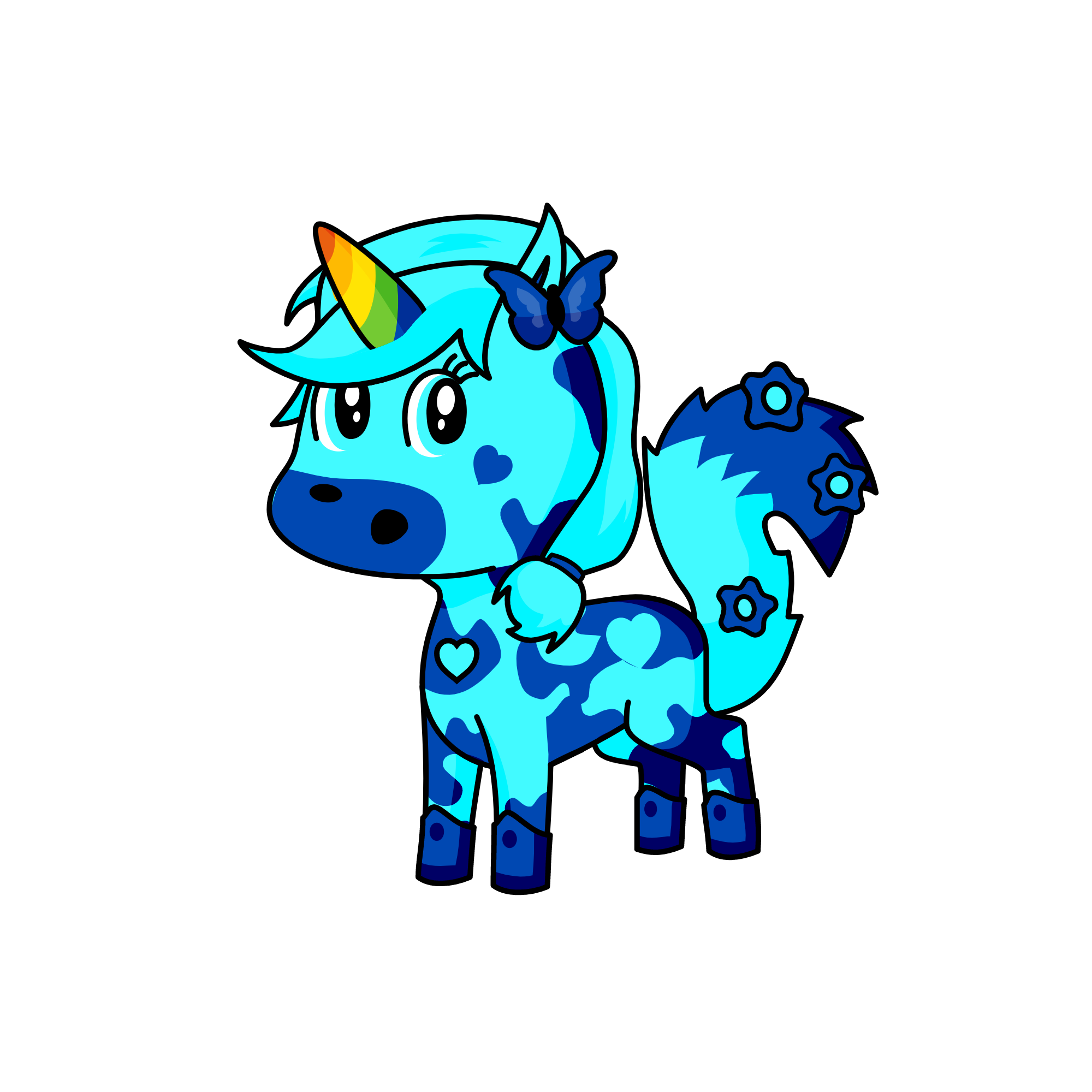 Sad Luna, the unicorn