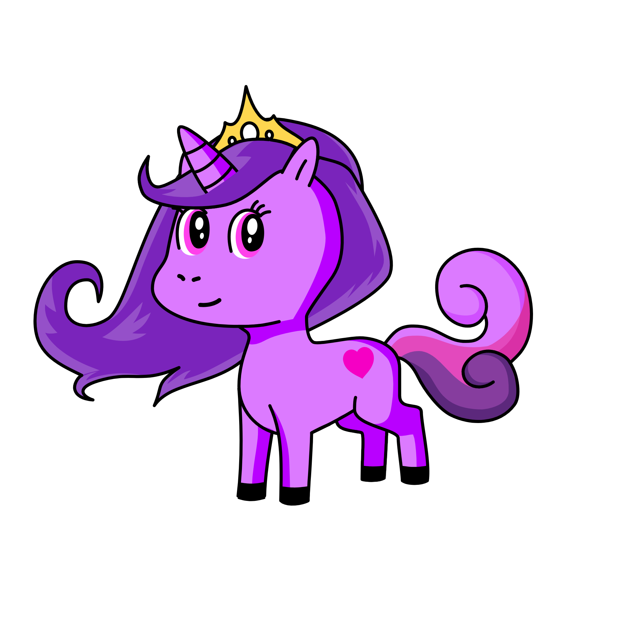 Twialight Sparkle, the unicorn