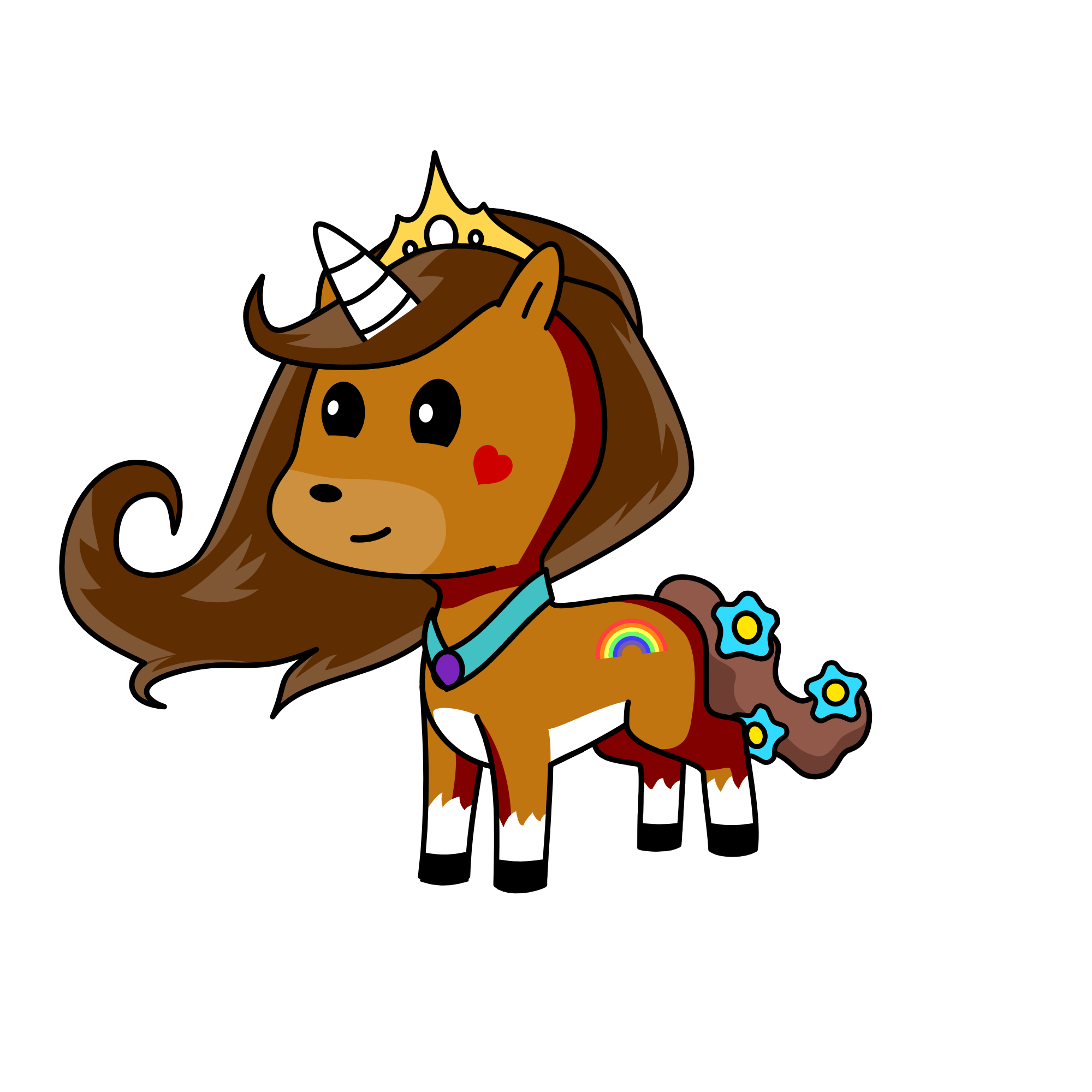 brownie, the unicorn