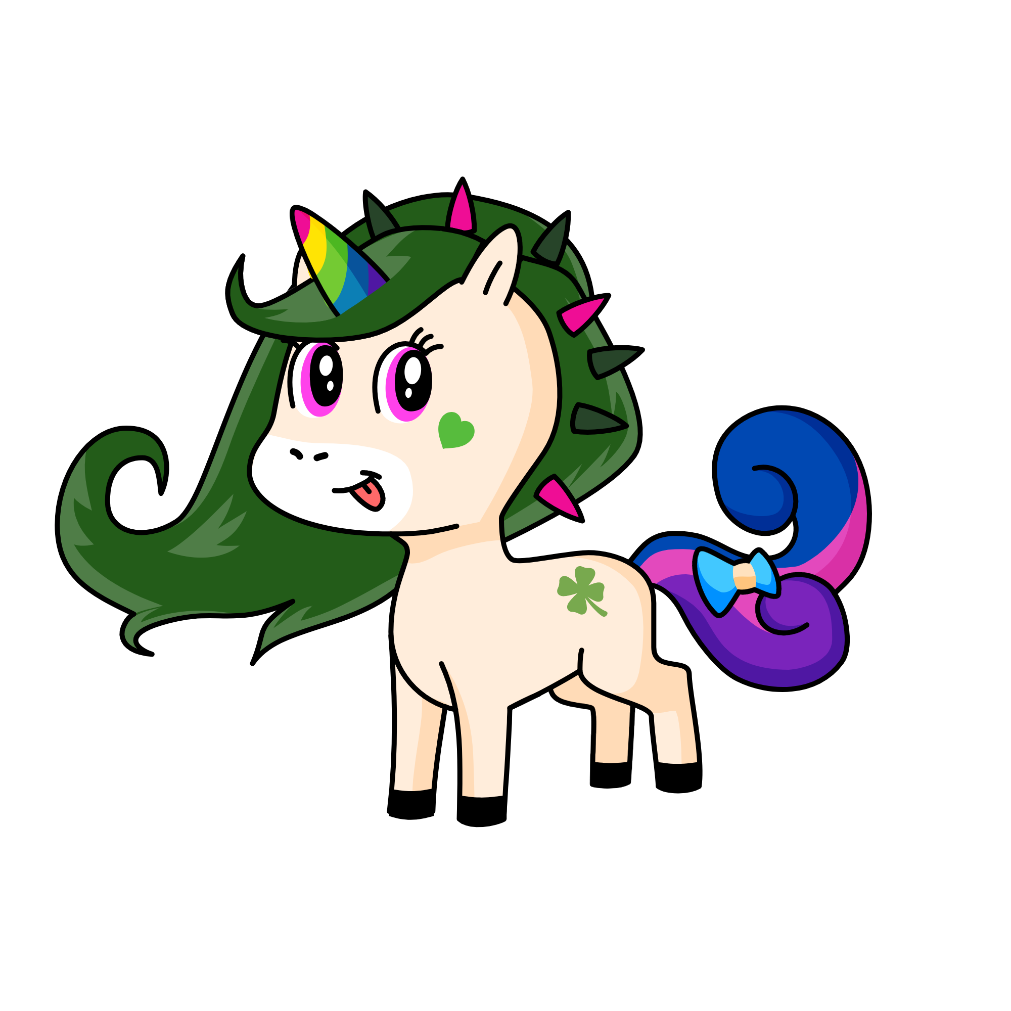 R.E.B.E.L.D.E, the unicorn