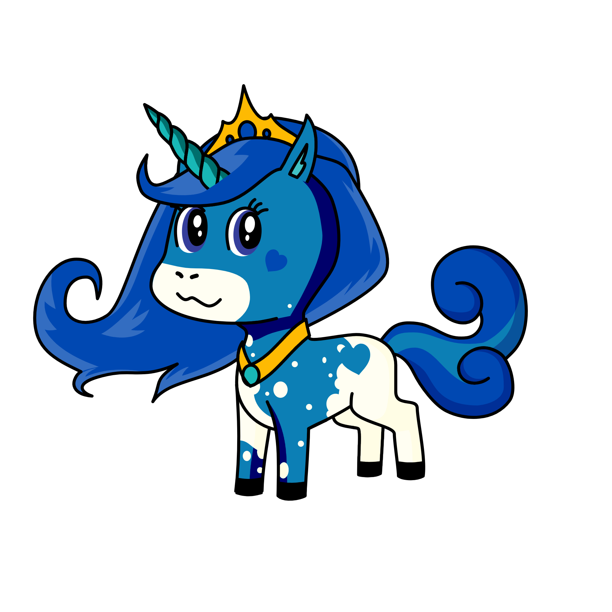 Tiana, the unicorn
