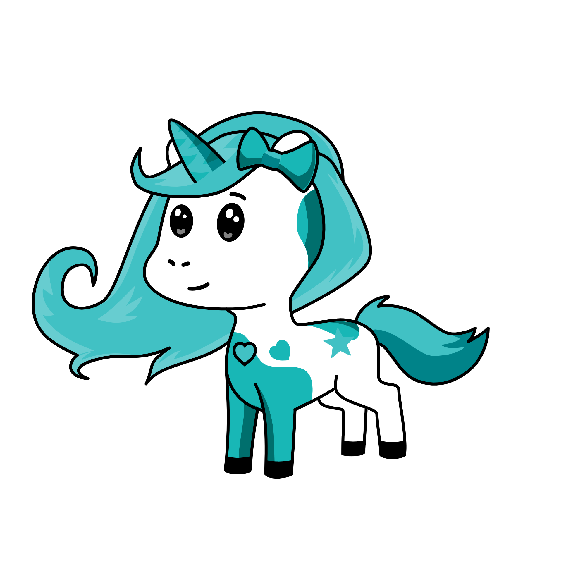 Azulito, the unicorn