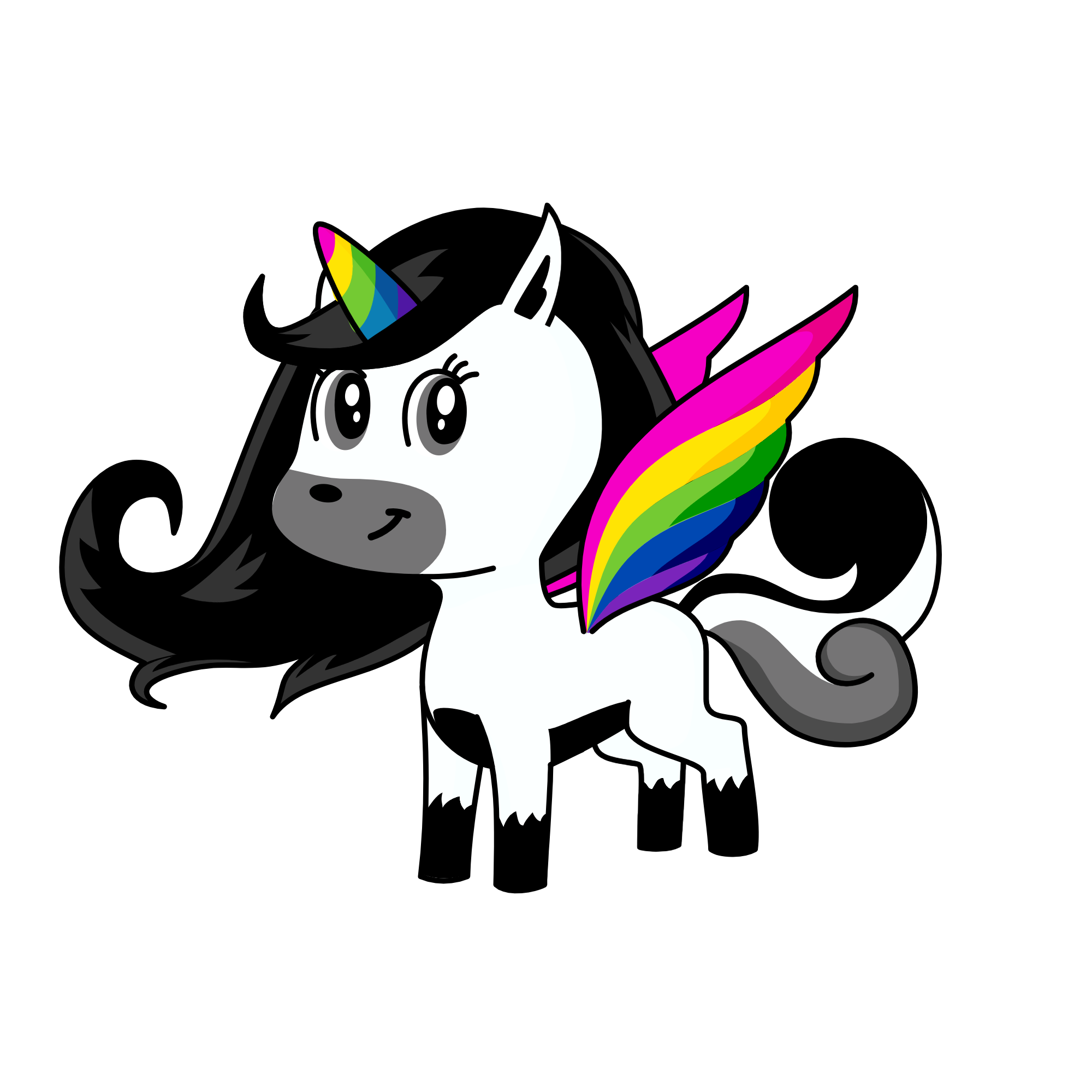 Candy, the unicorn