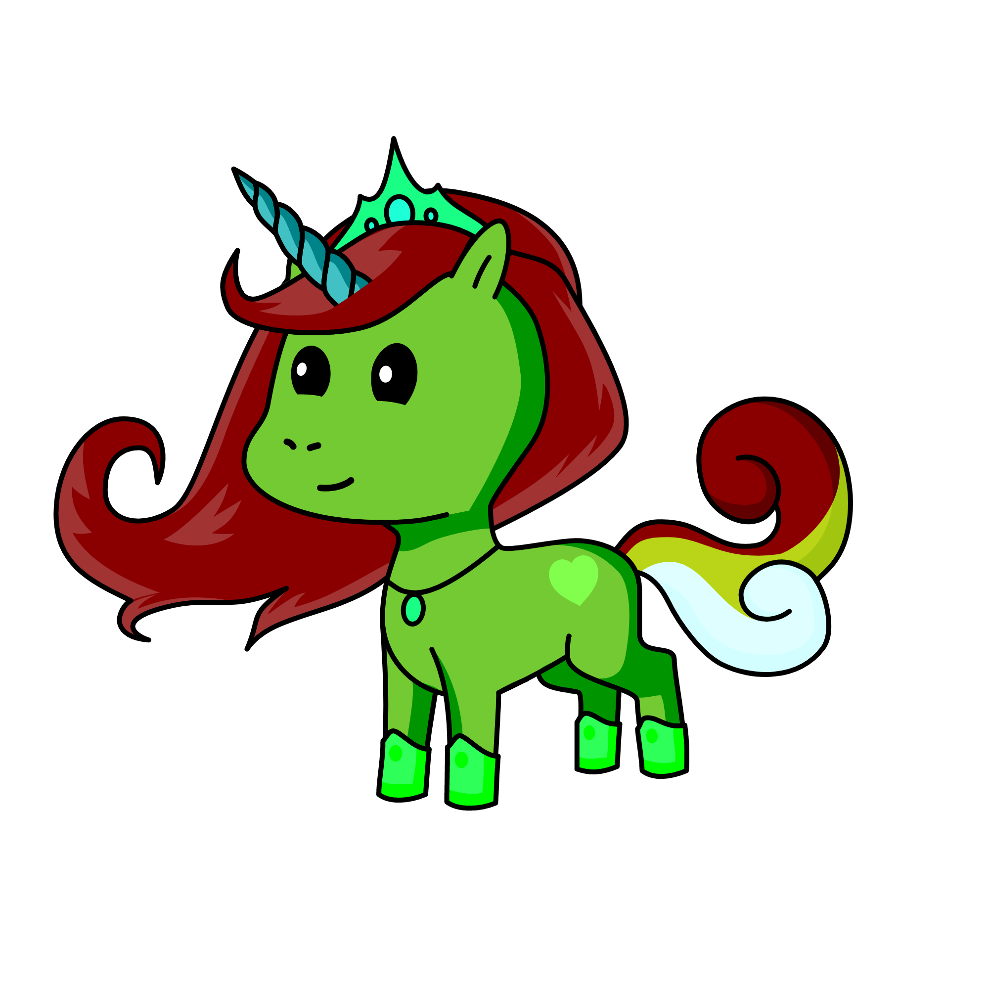 Princess Rose, the unicorn
