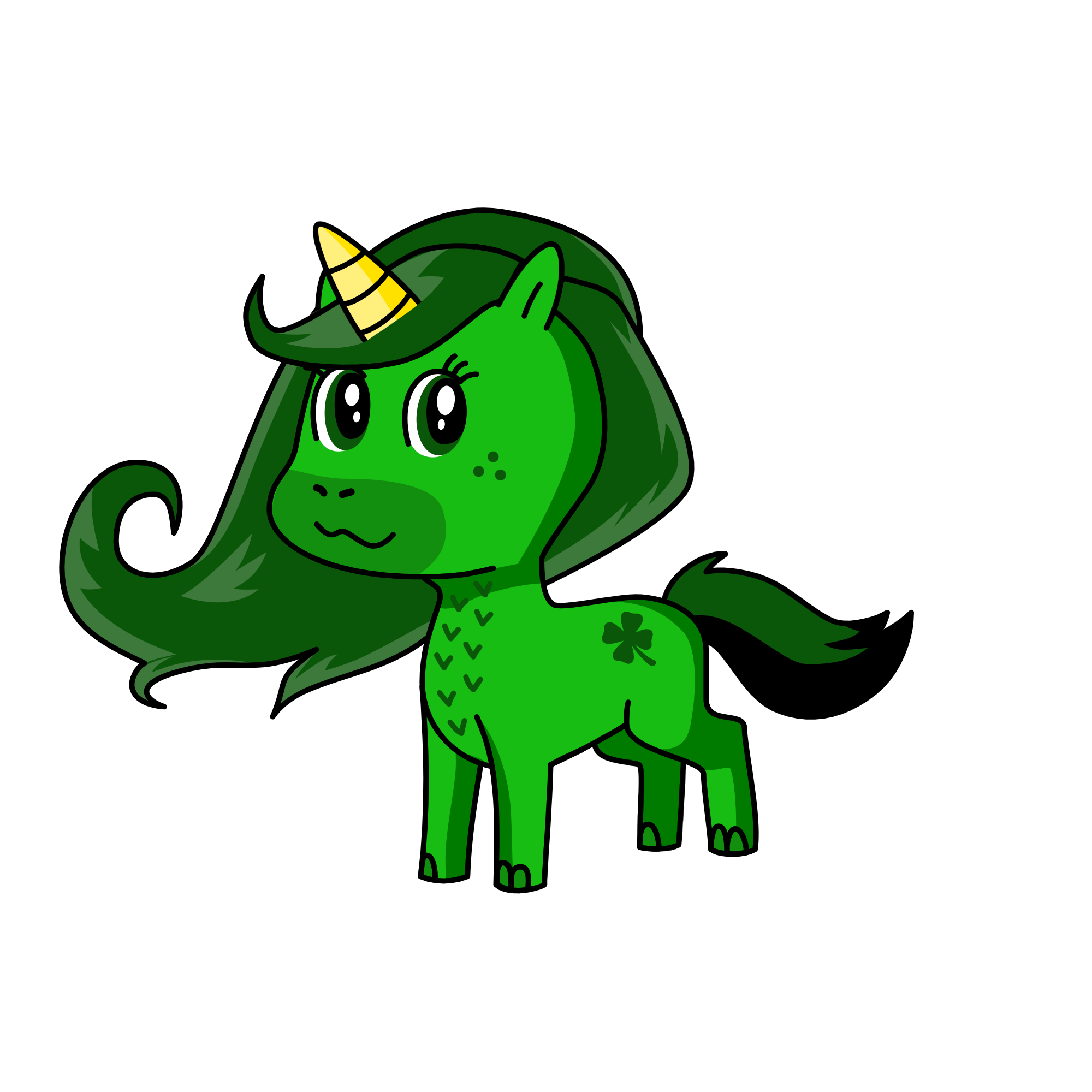 Kiss Me I'm Irish (That's True ), the unicorn