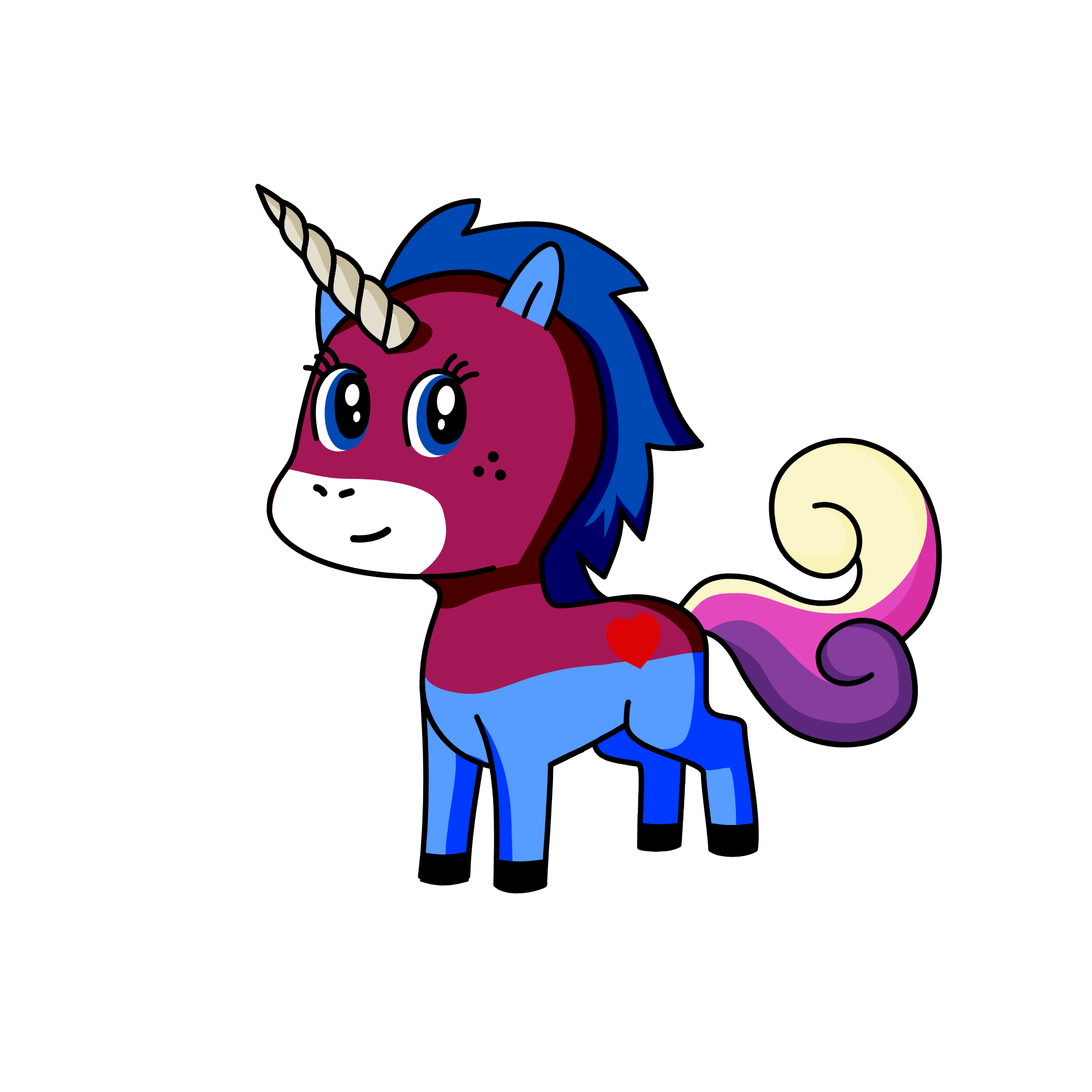 bla bla, the unicorn