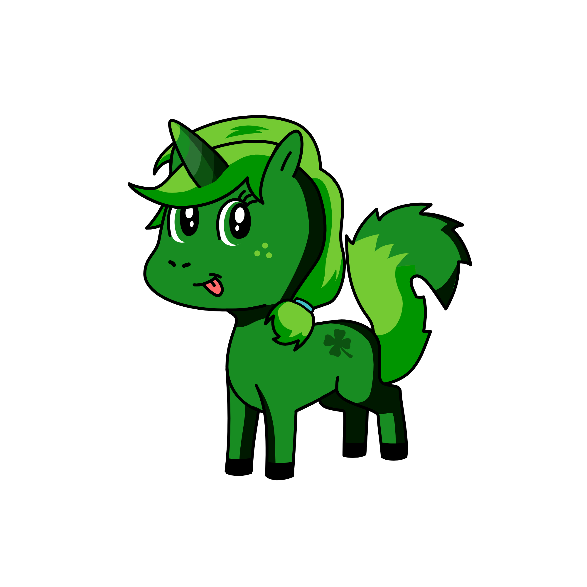 Four-Leaf Clover, the unicorn