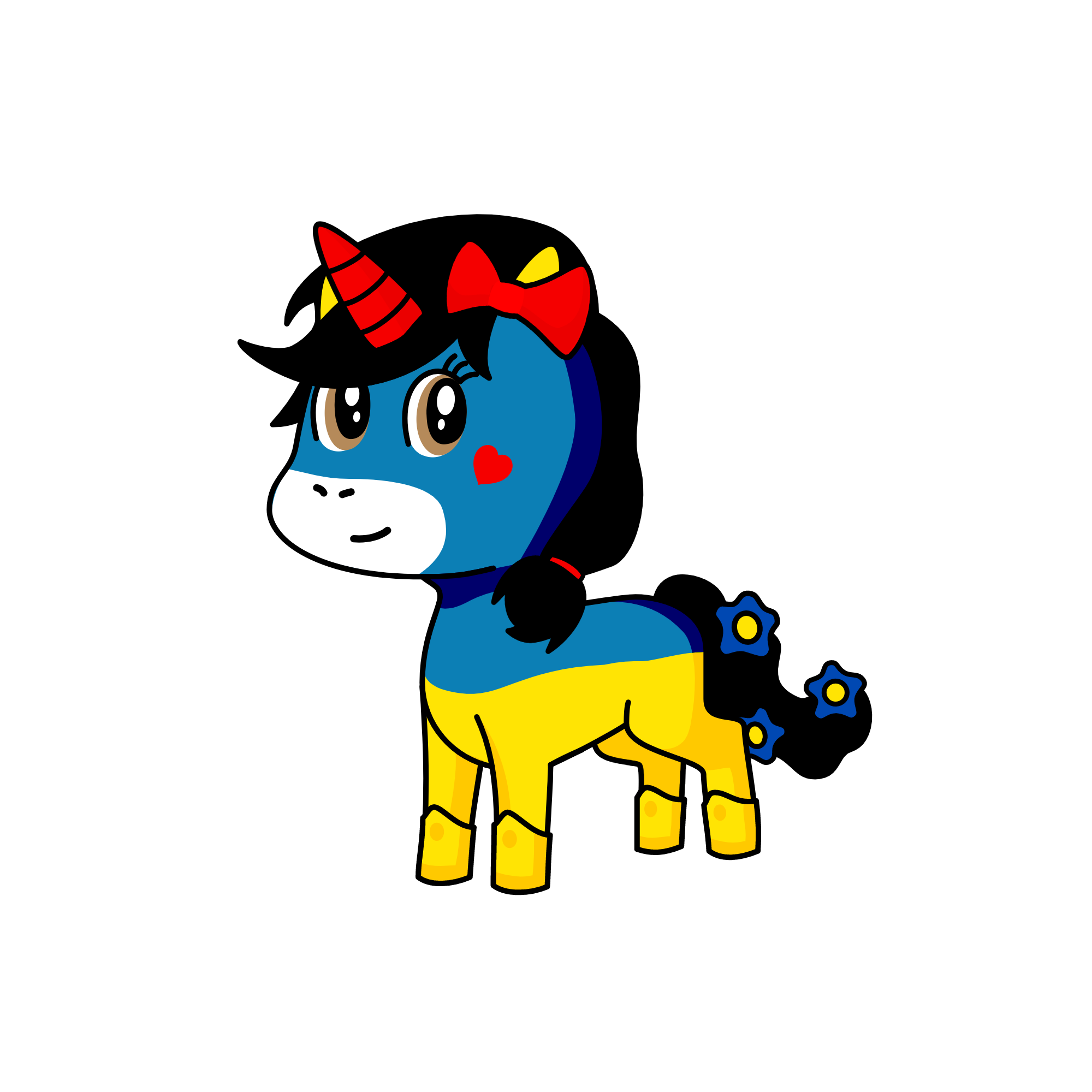 Snow White, the unicorn