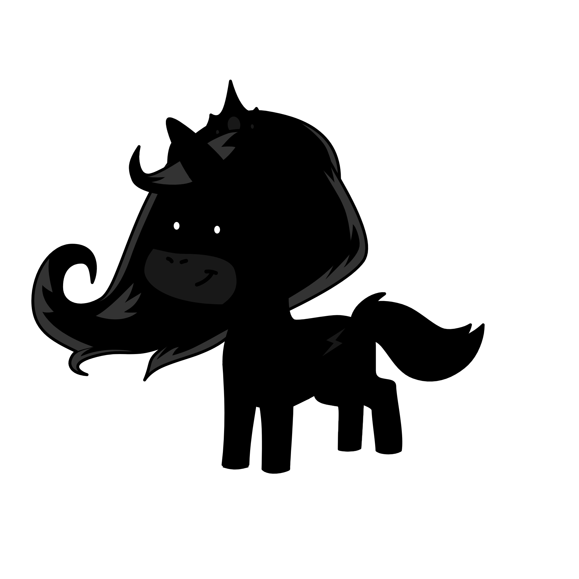 Dark Princess, the unicorn