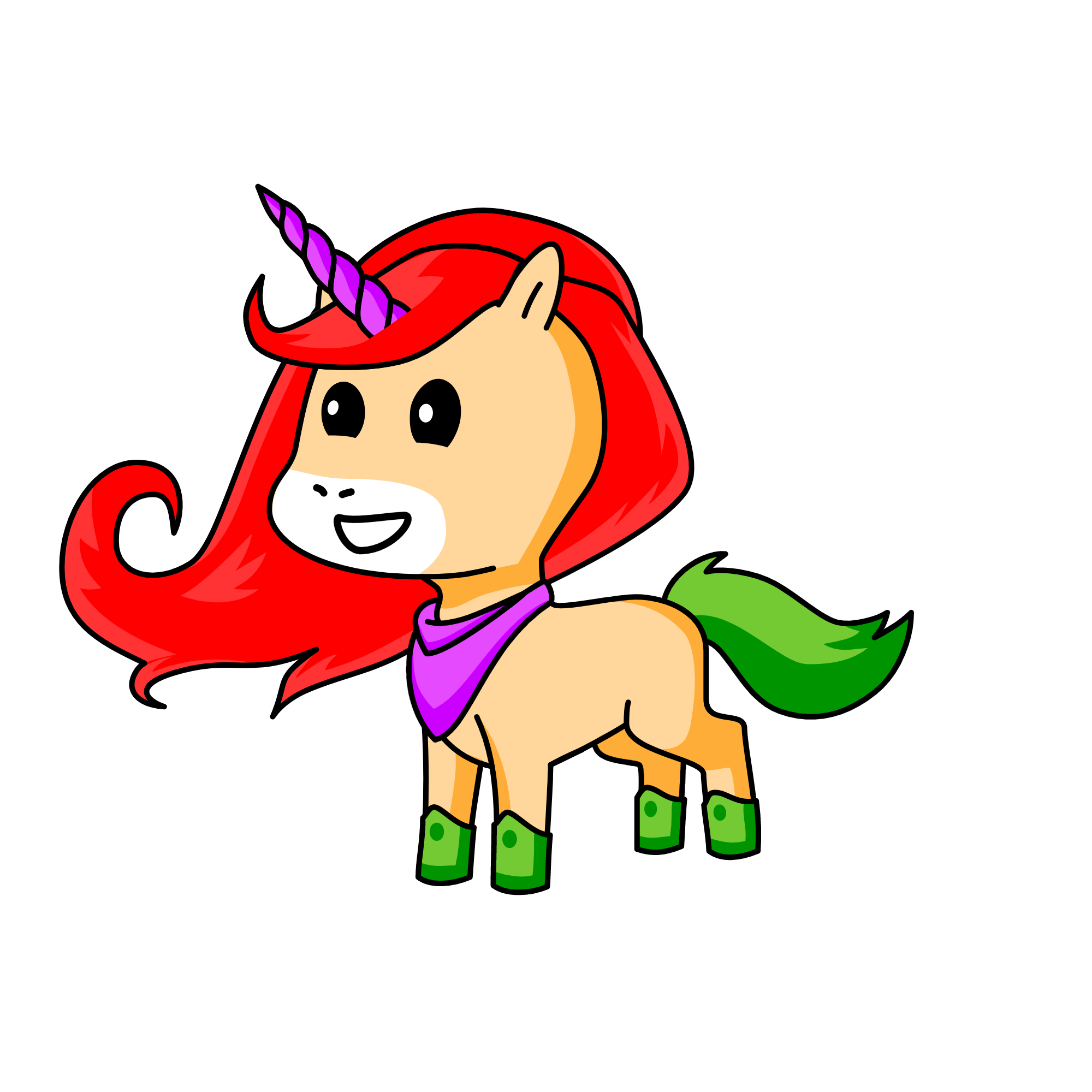 Ariel, the unicorn
