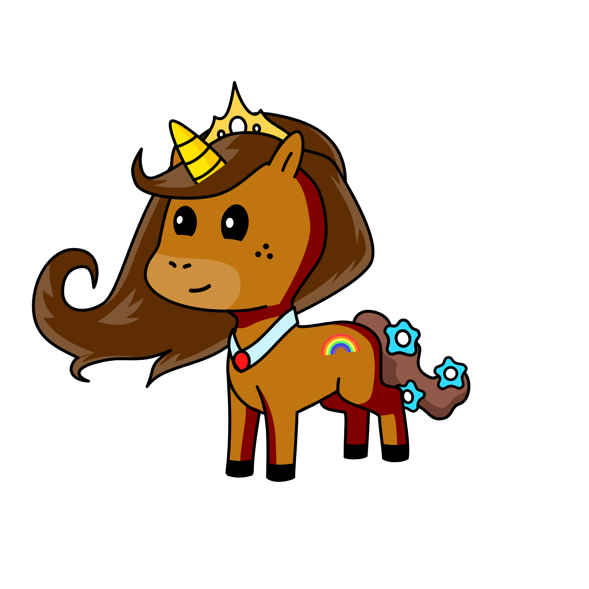 brownie, the unicorn