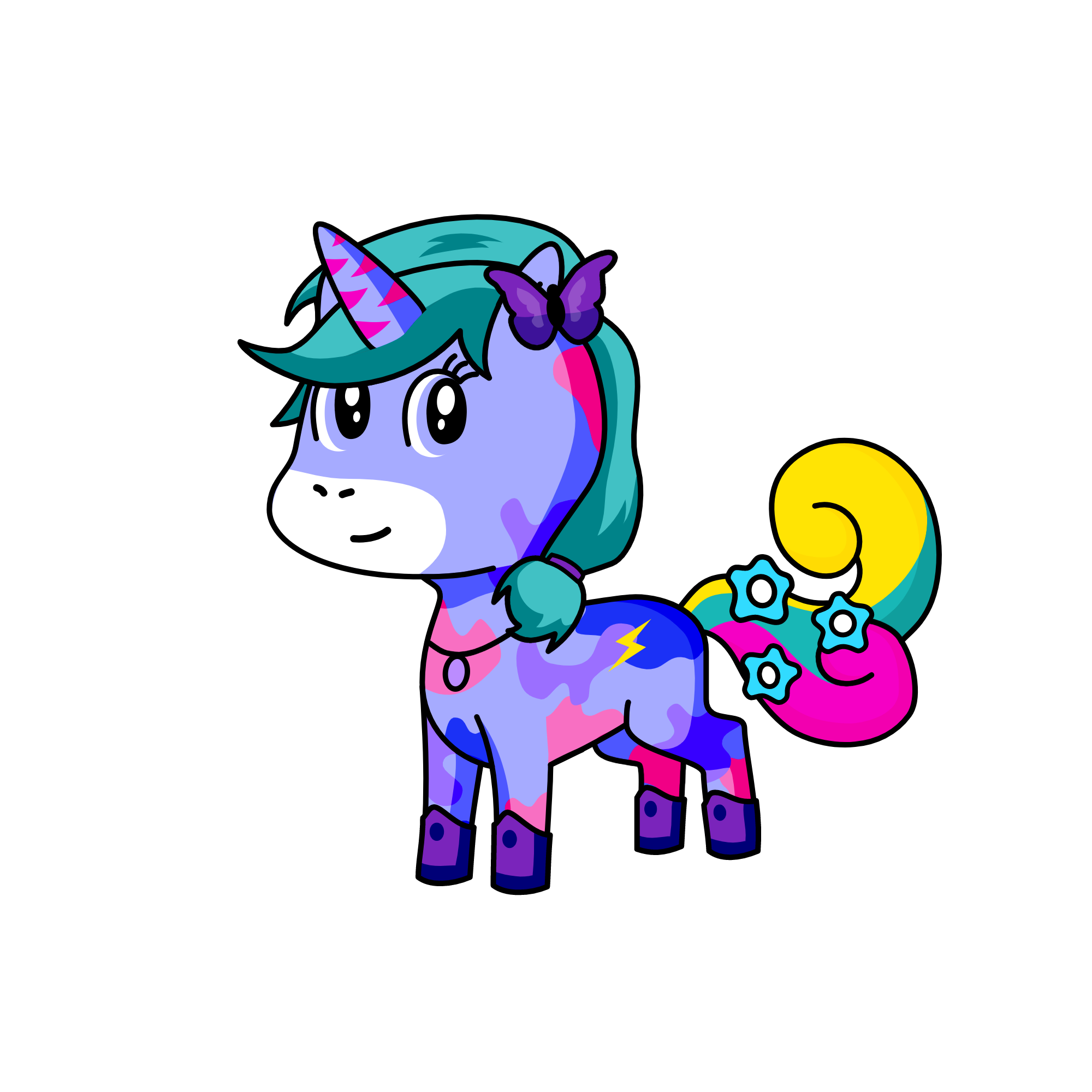 روزي, the unicorn