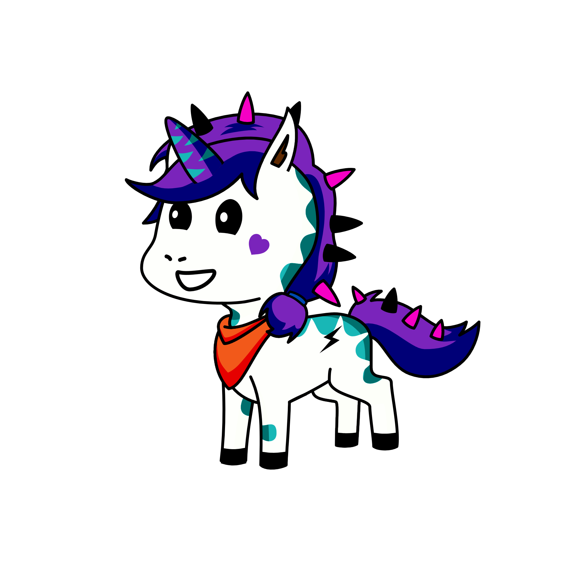Rocker, the unicorn