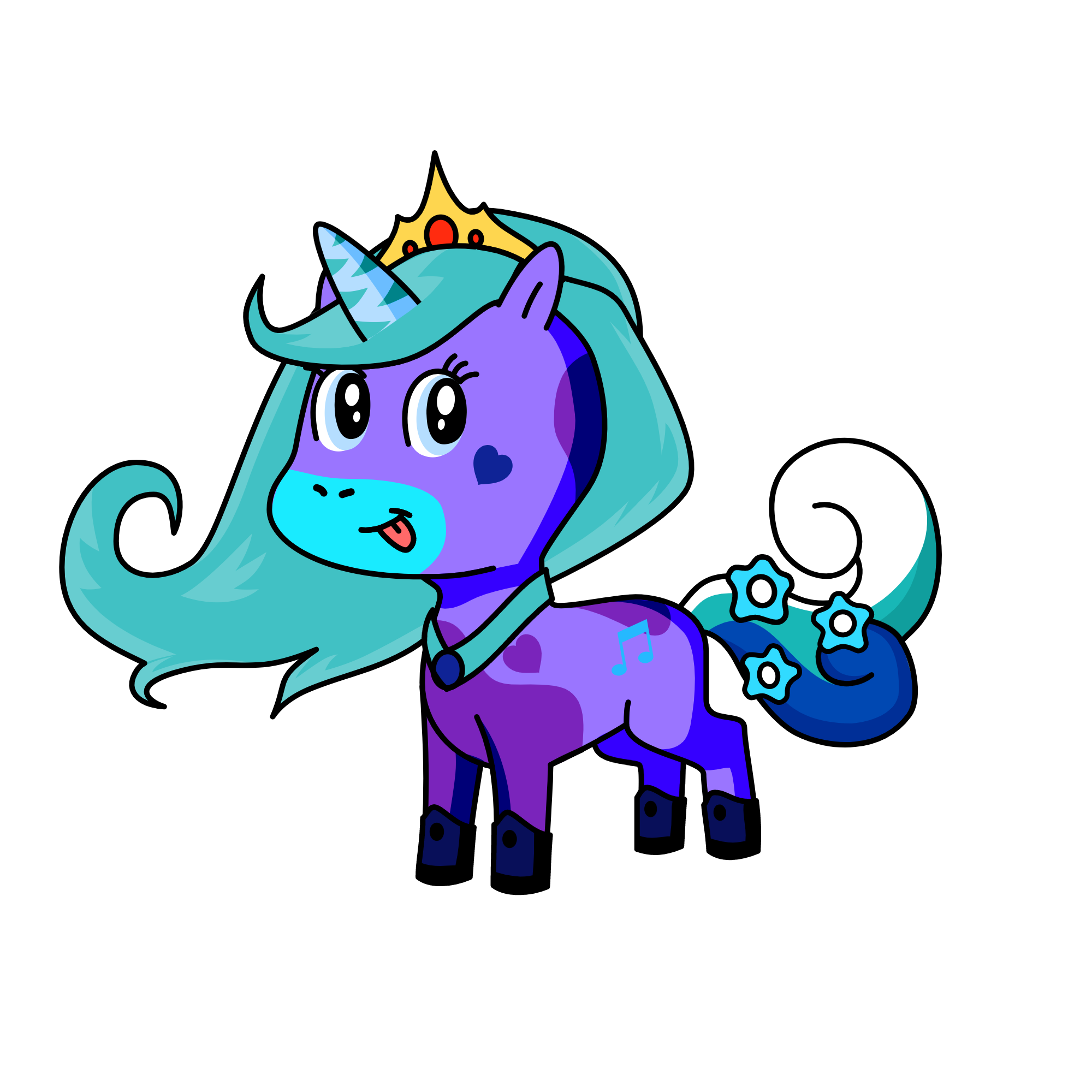The Snow Queen, the unicorn