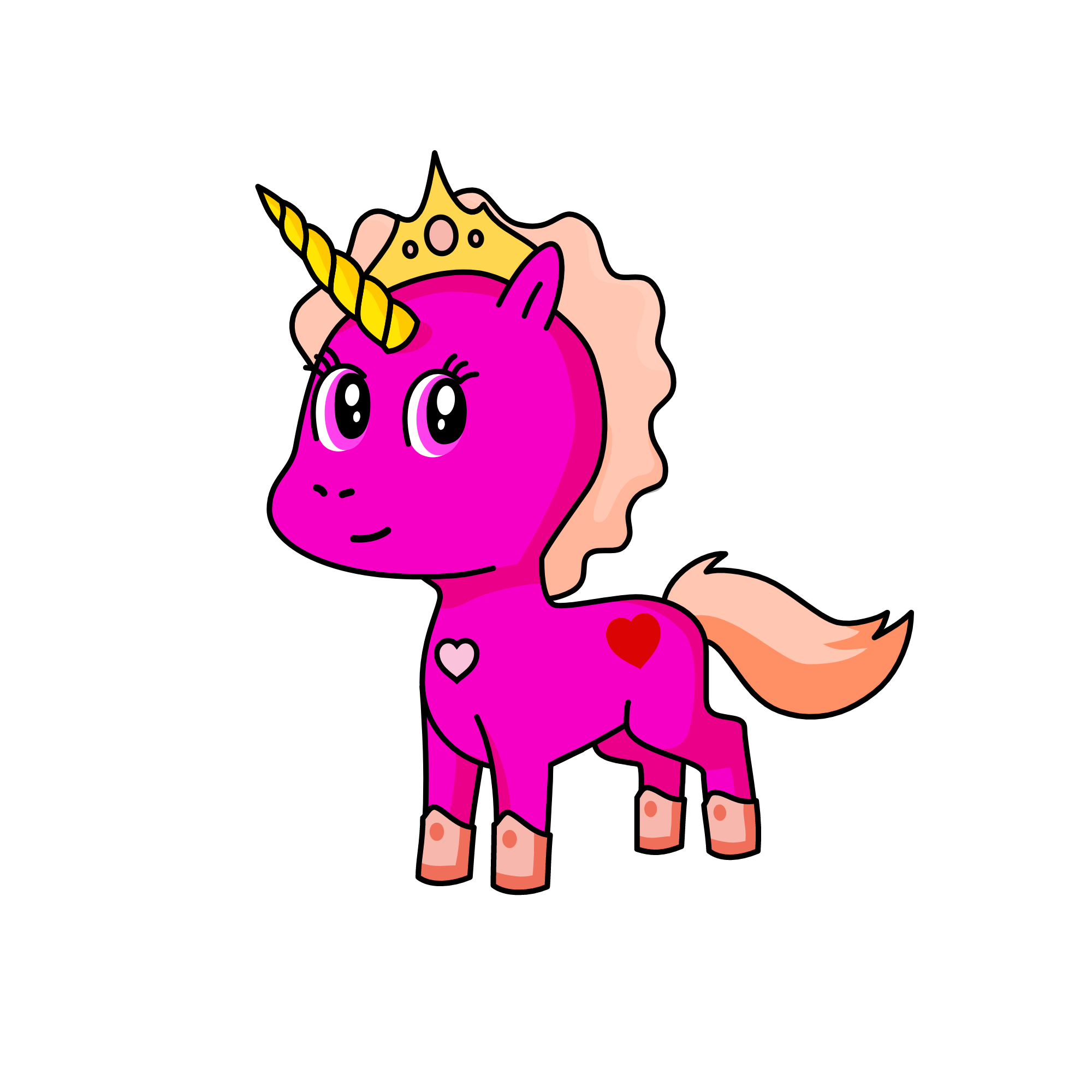 pinky, the unicorn