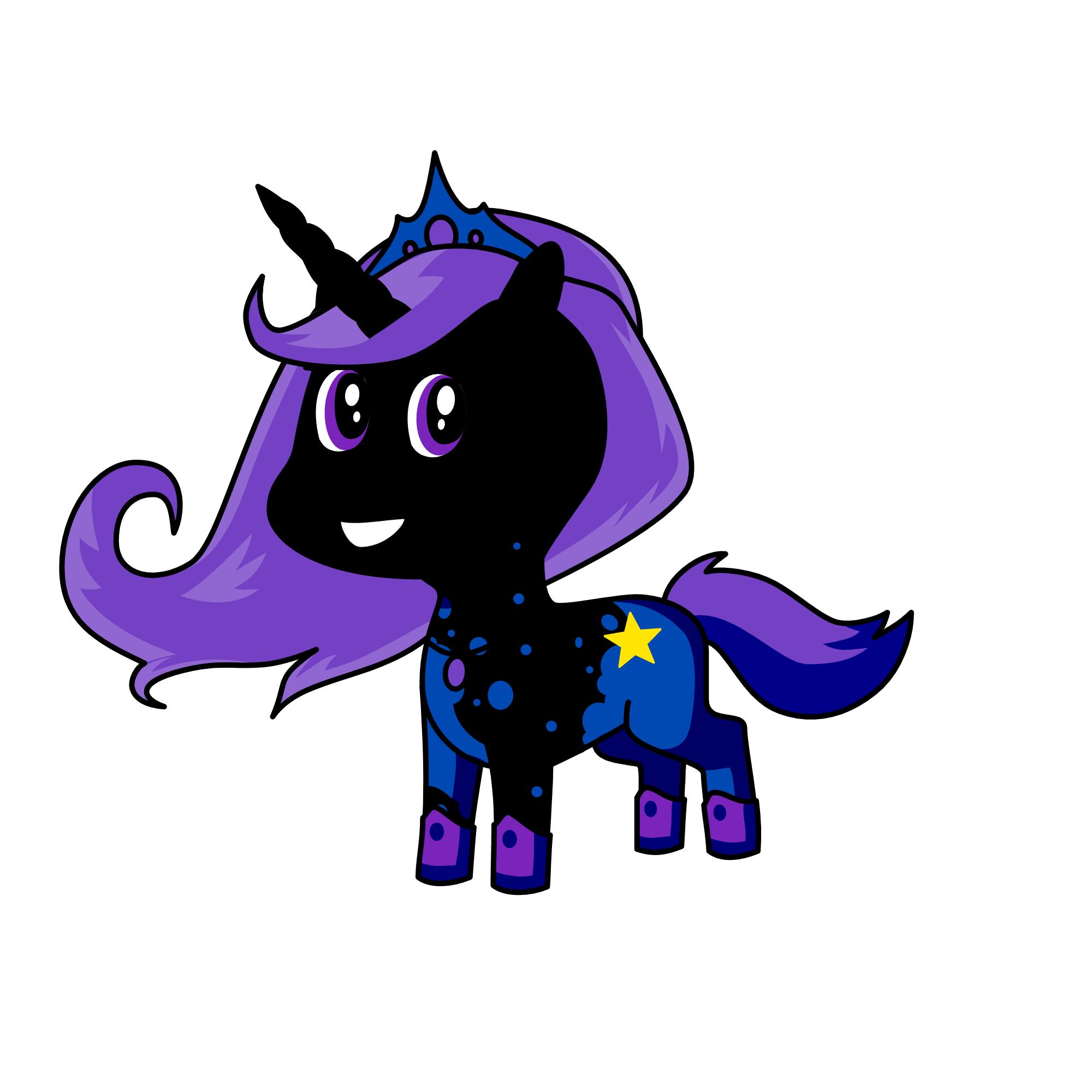 Midnight, the unicorn