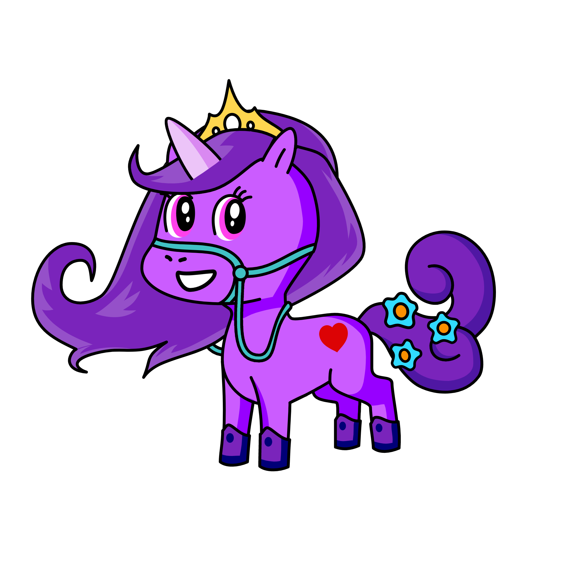 Princess Lily, the unicorn