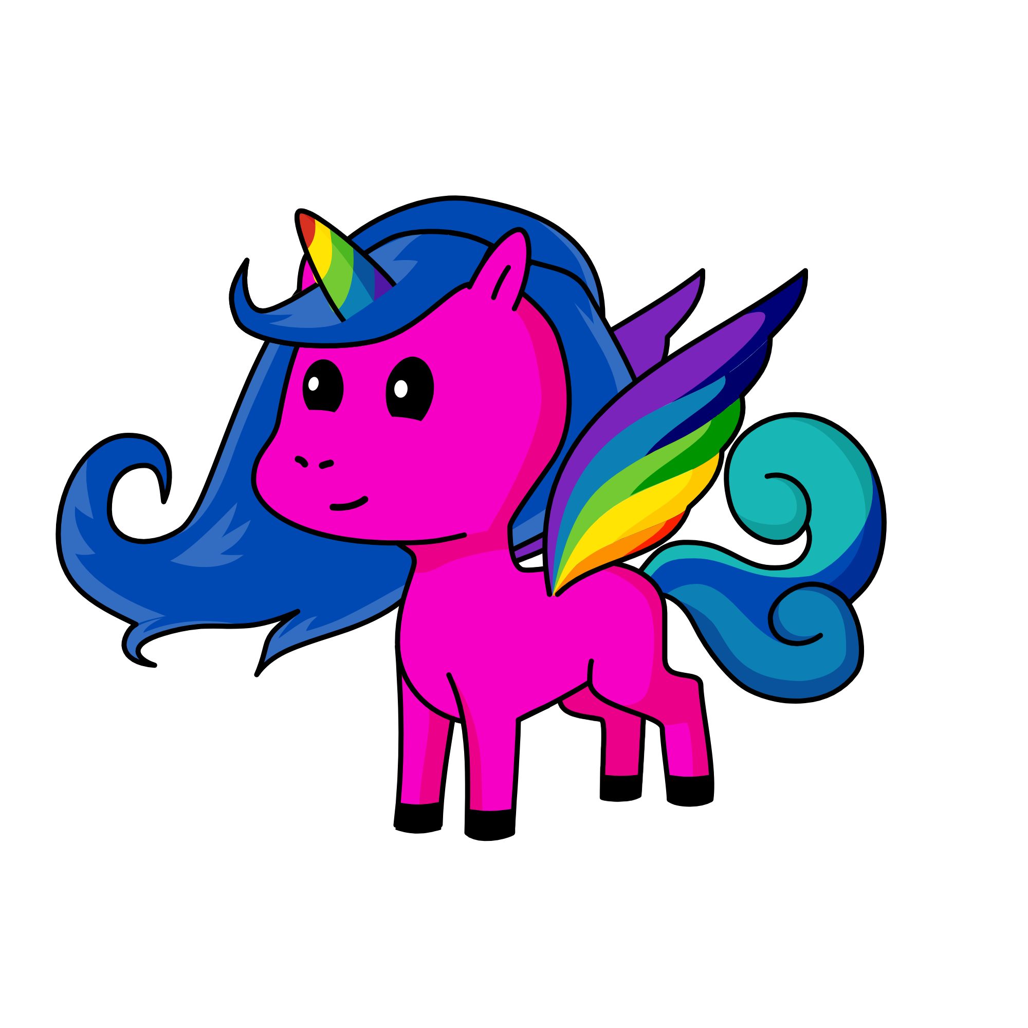 rainbow, the unicorn