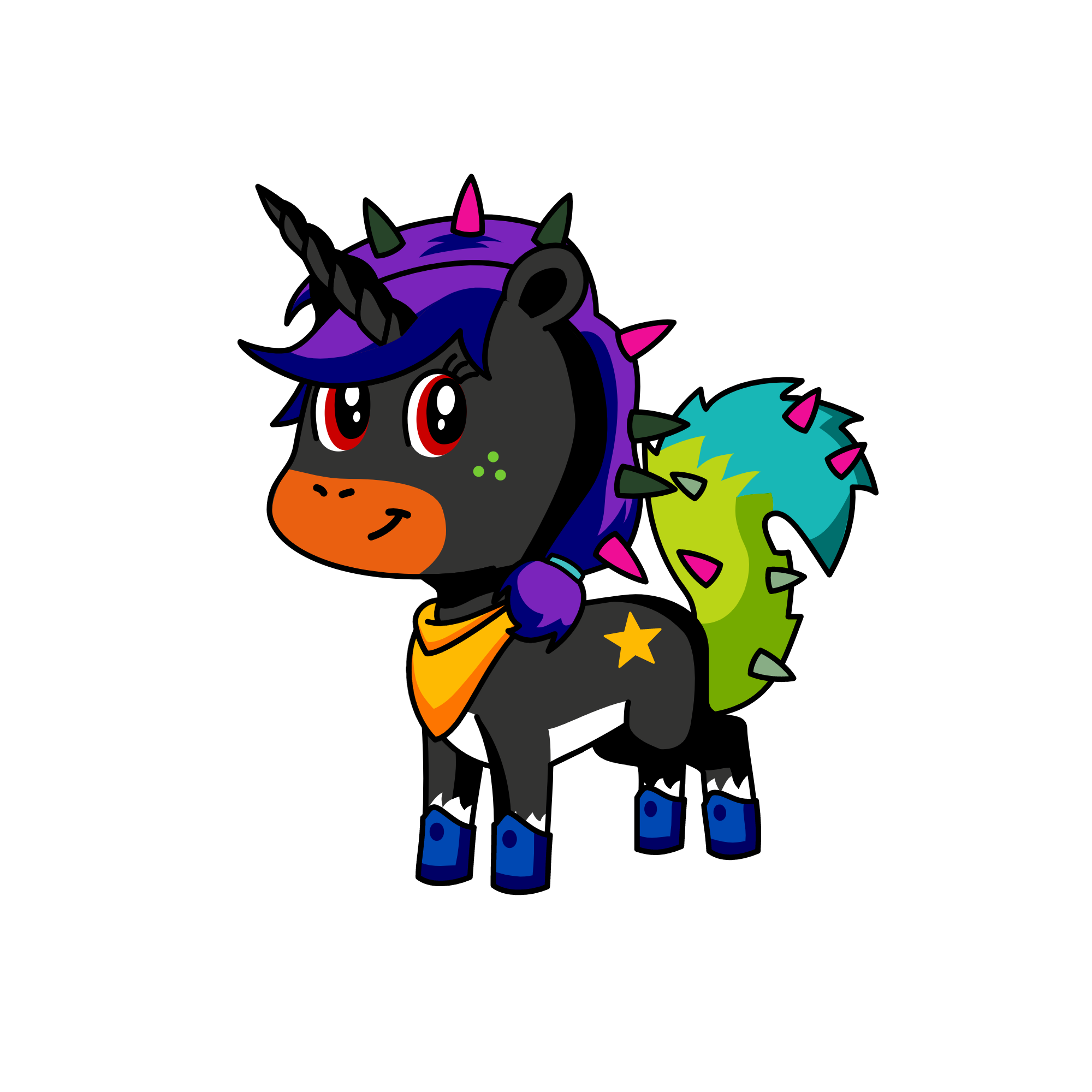 dusk, the unicorn