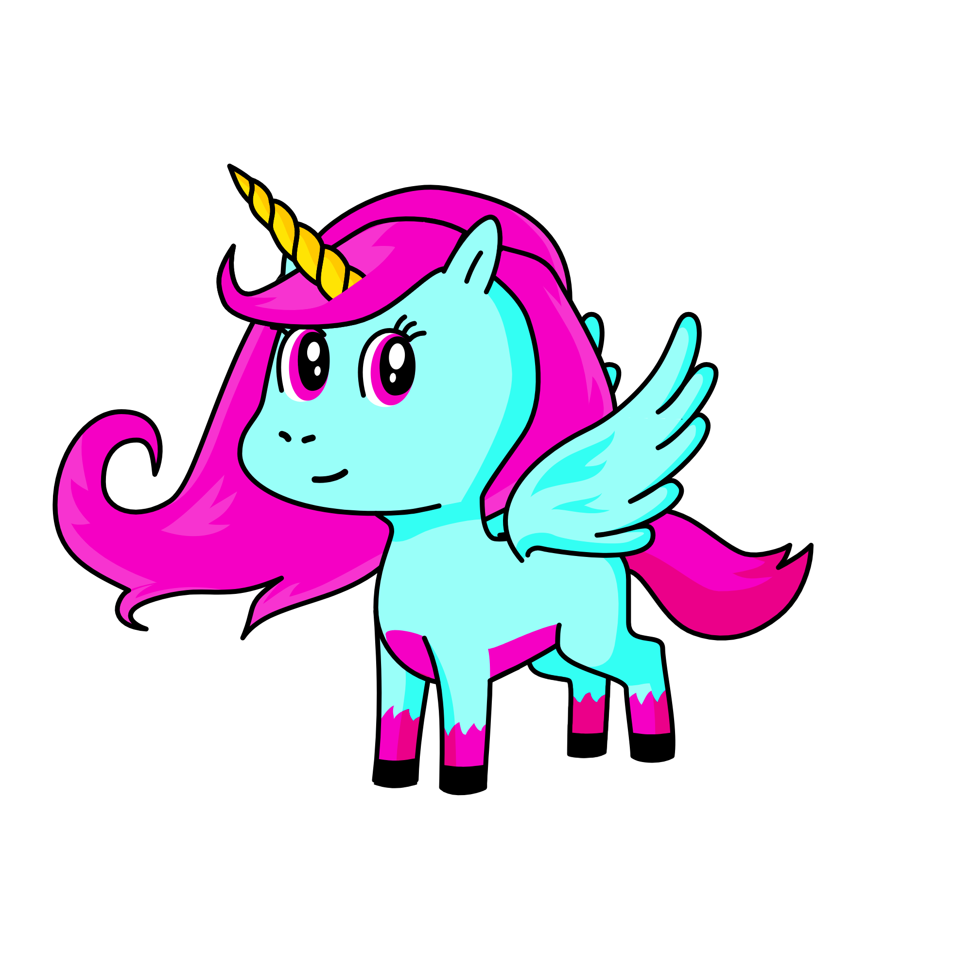 fjgvbdry, the unicorn