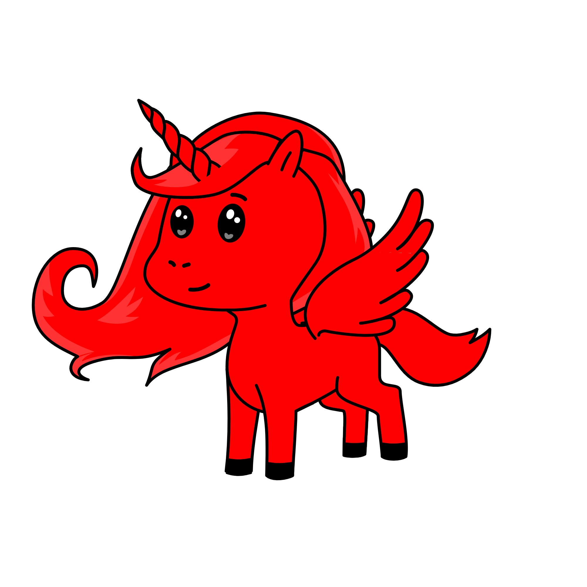 Fire, the unicorn