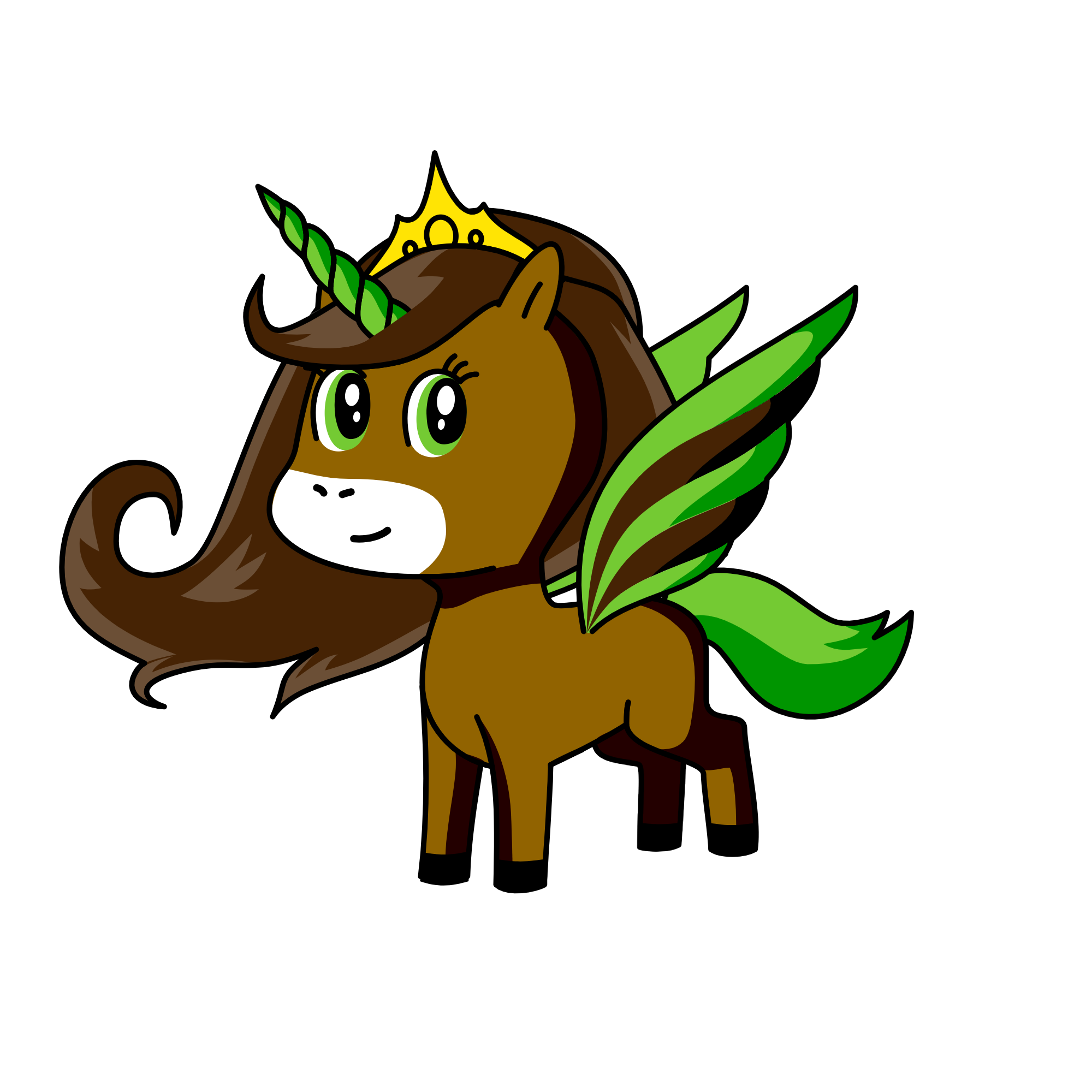 Tiana, the unicorn