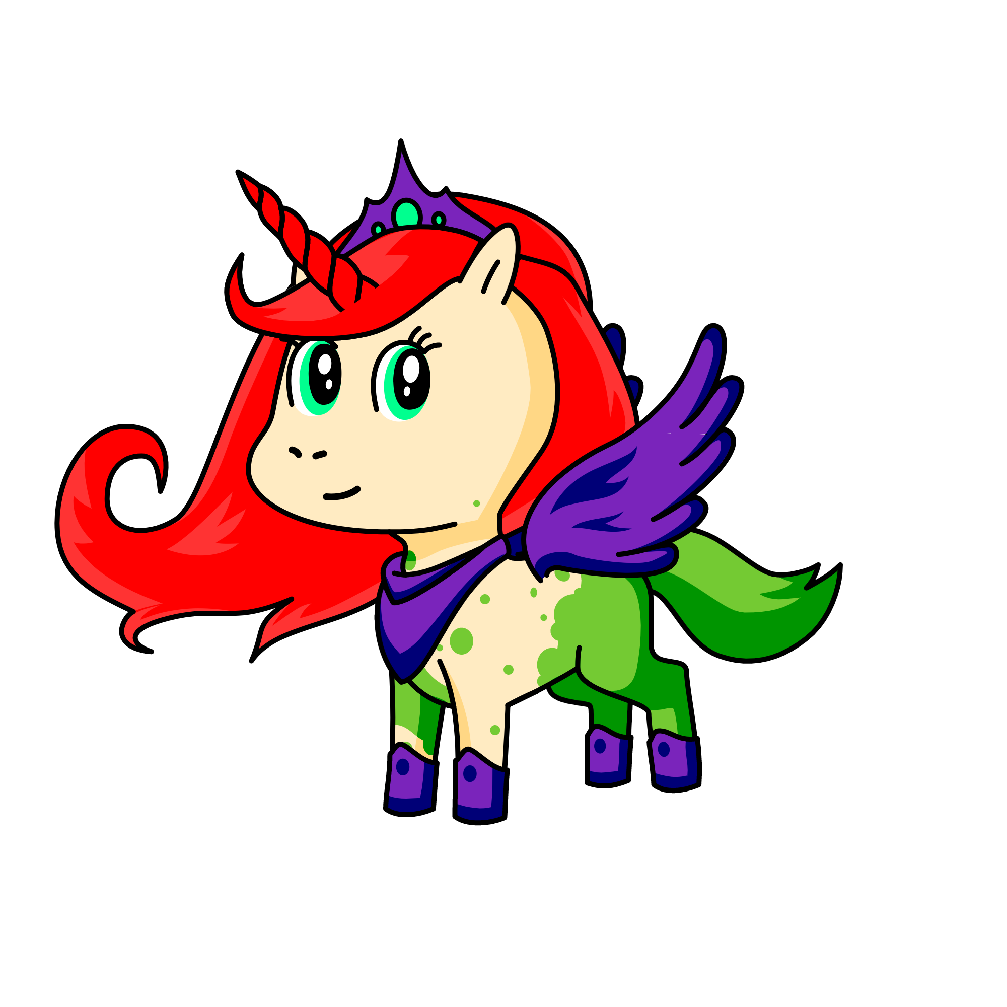 Ariel, the unicorn