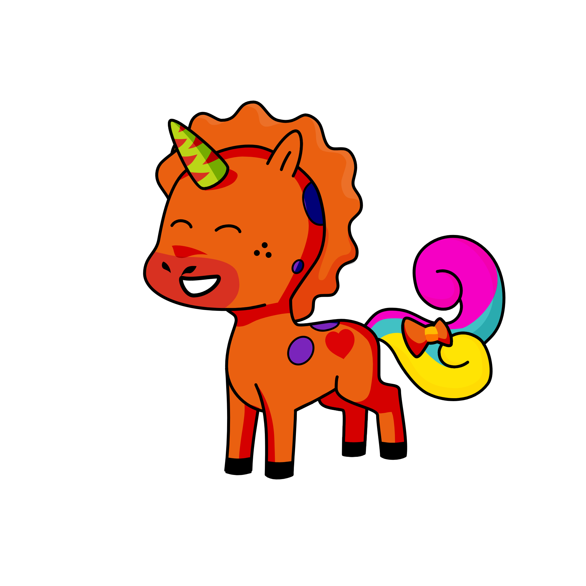 h, the unicorn