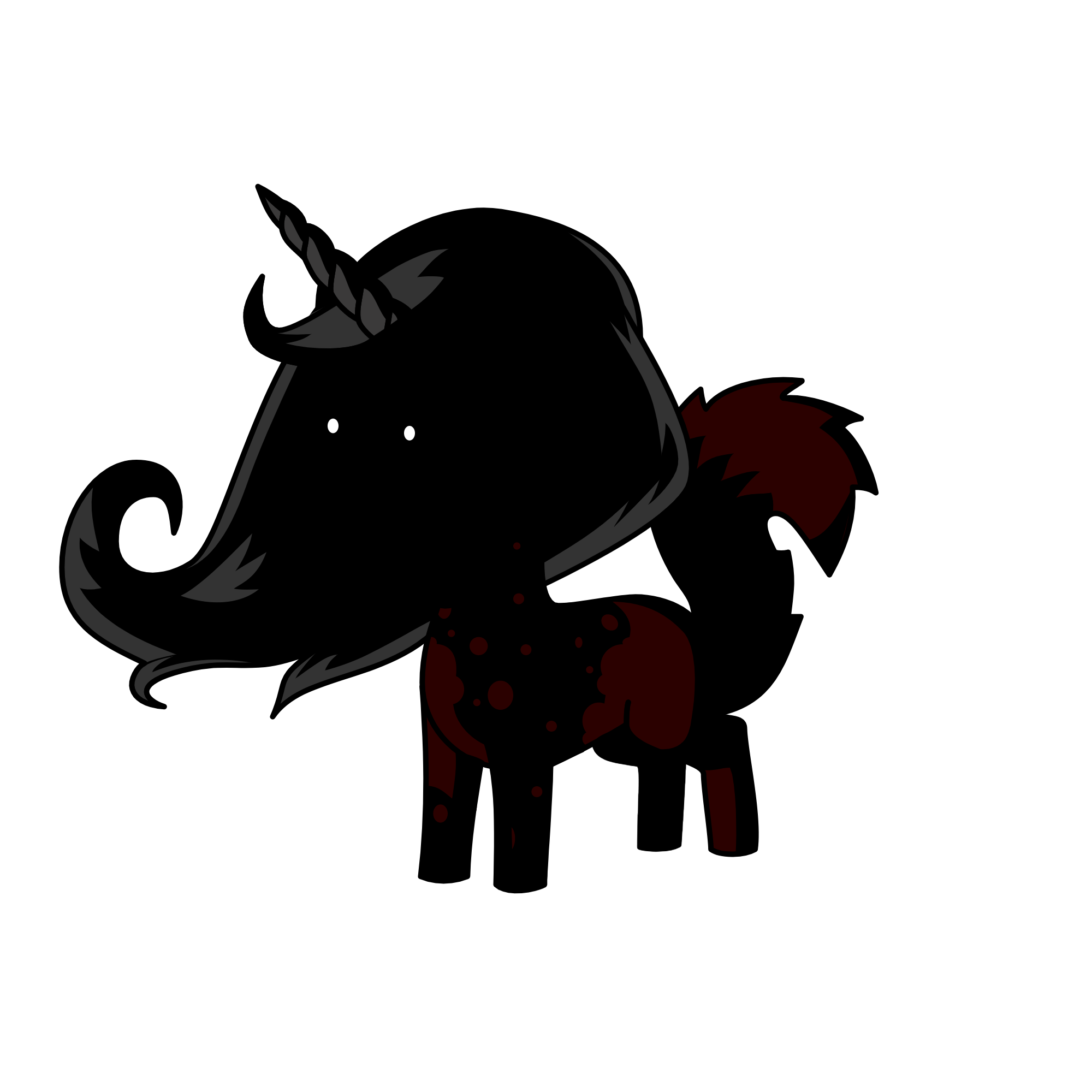 A Nightmare Pony, the unicorn