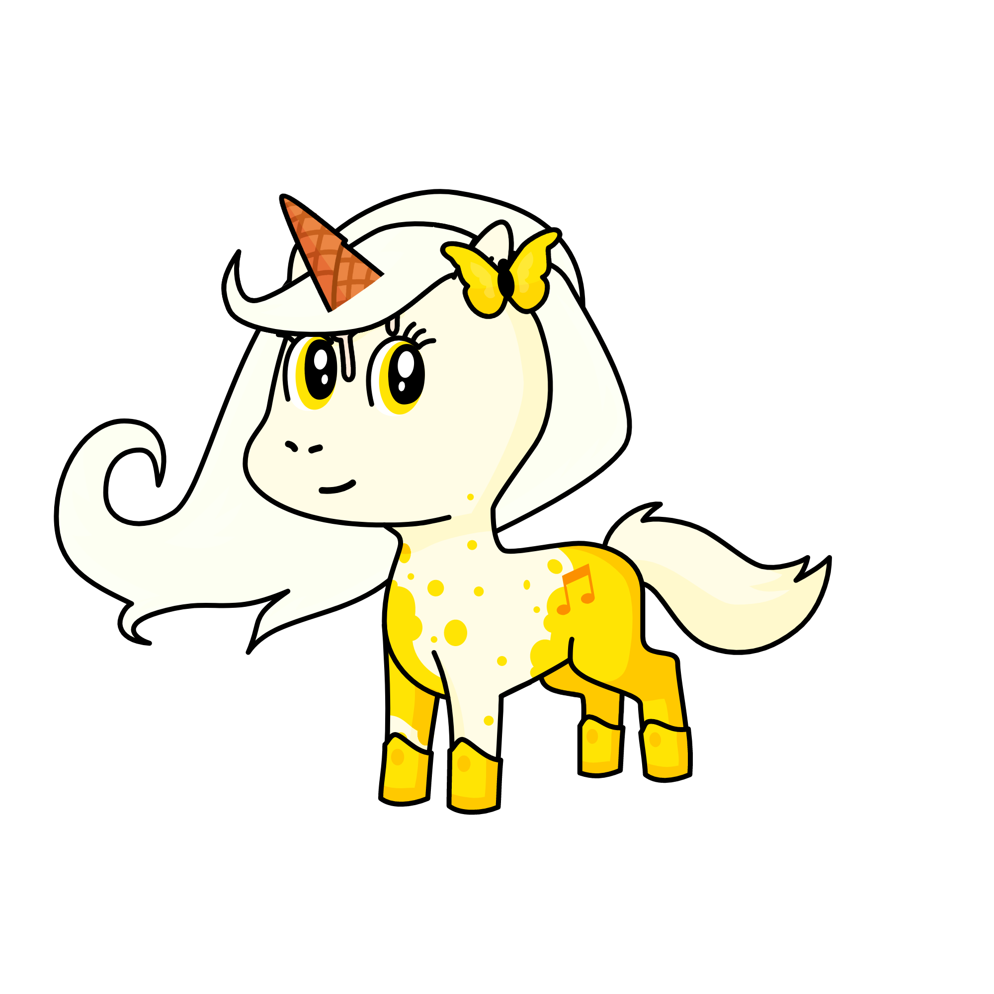 ice cream, the unicorn