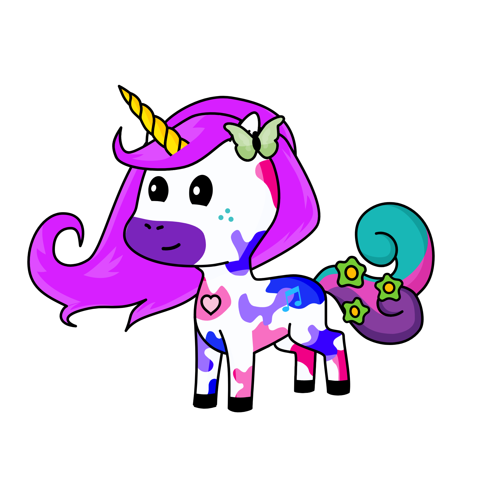 Bella Butter, the unicorn