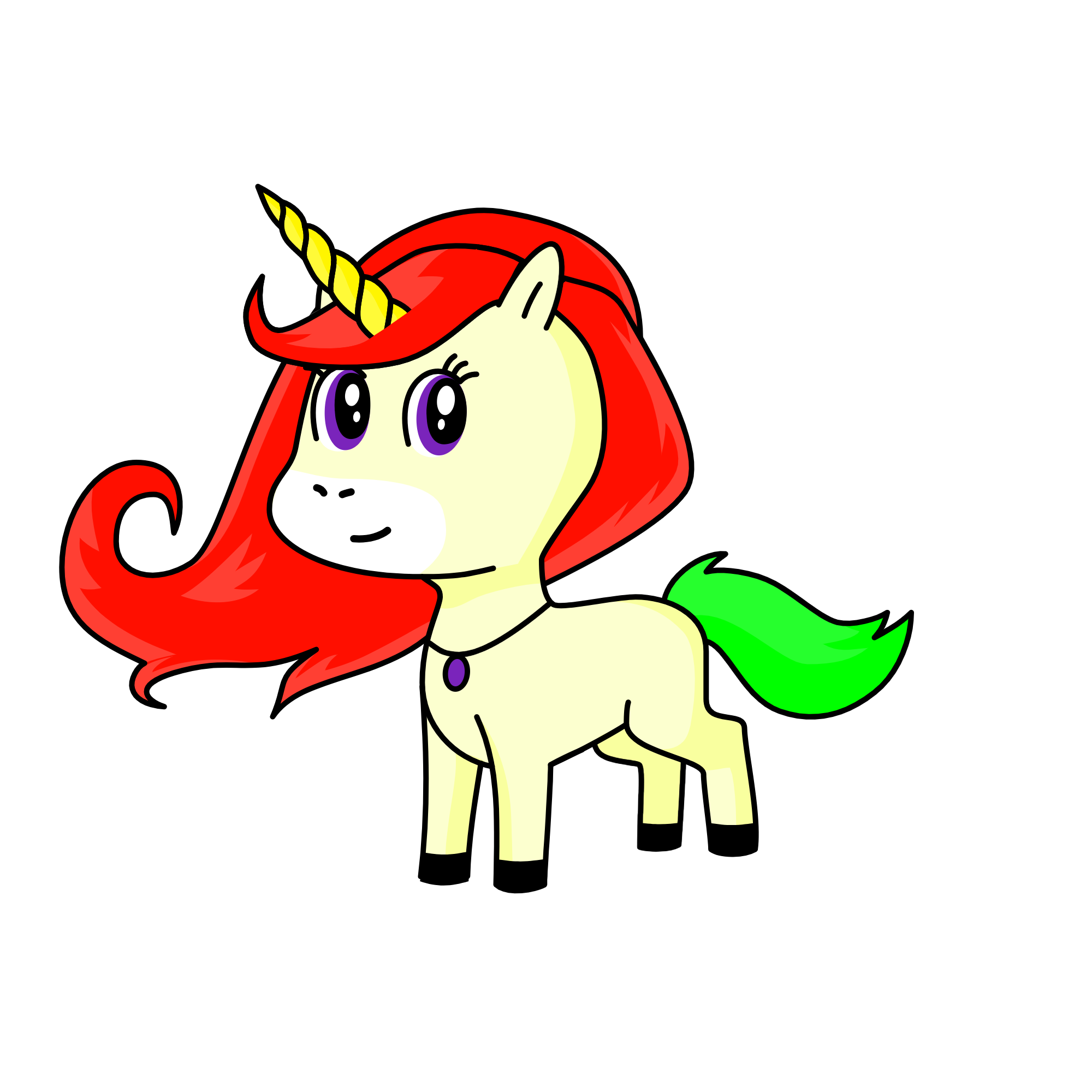 Ariel, the unicorn