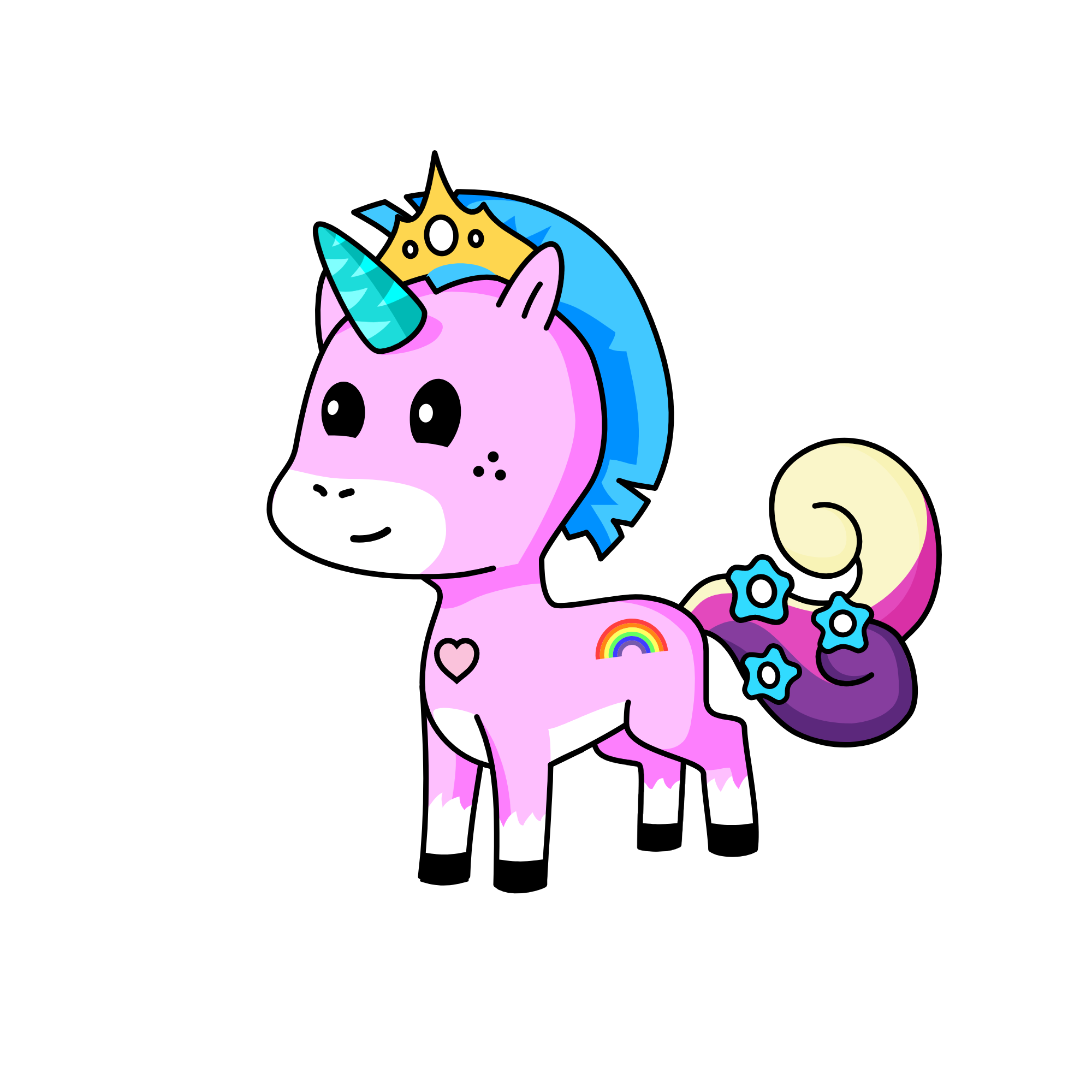 fluffy, the unicorn