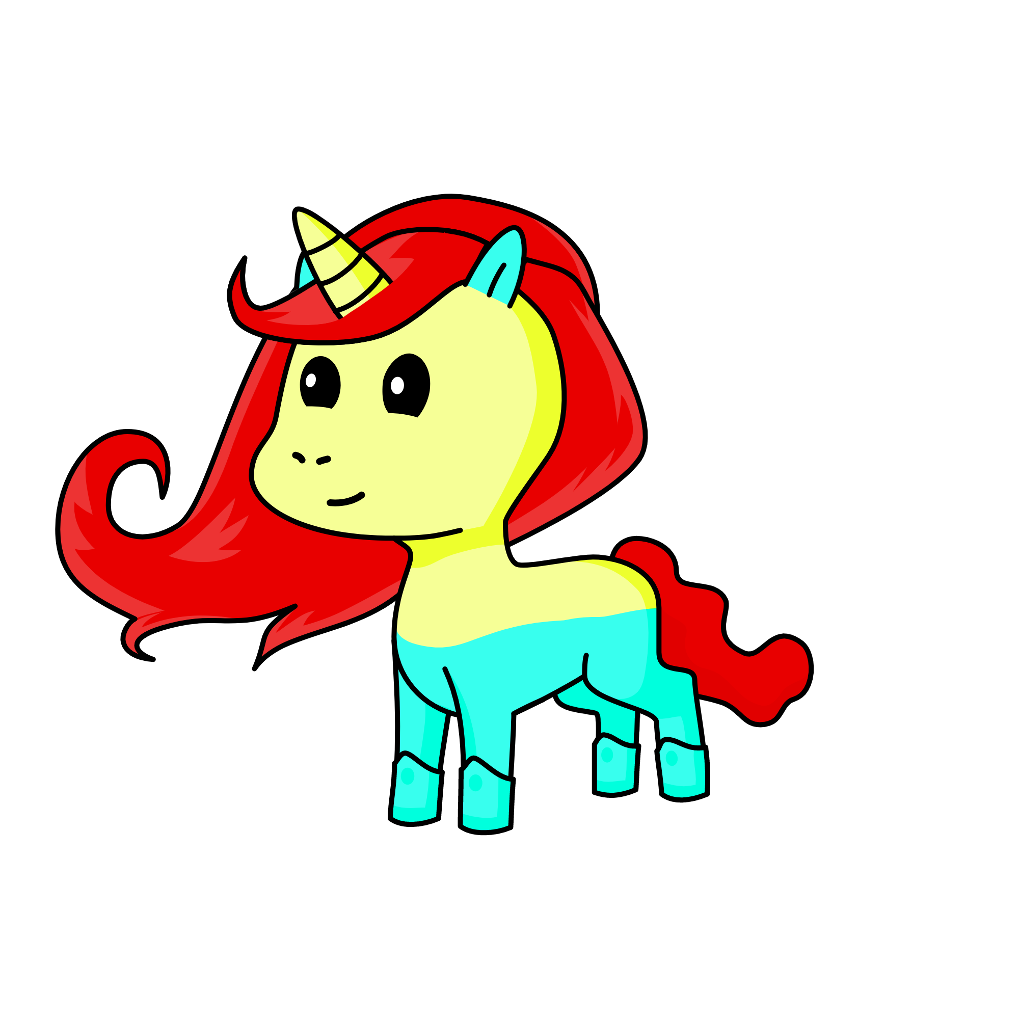 arial, the unicorn