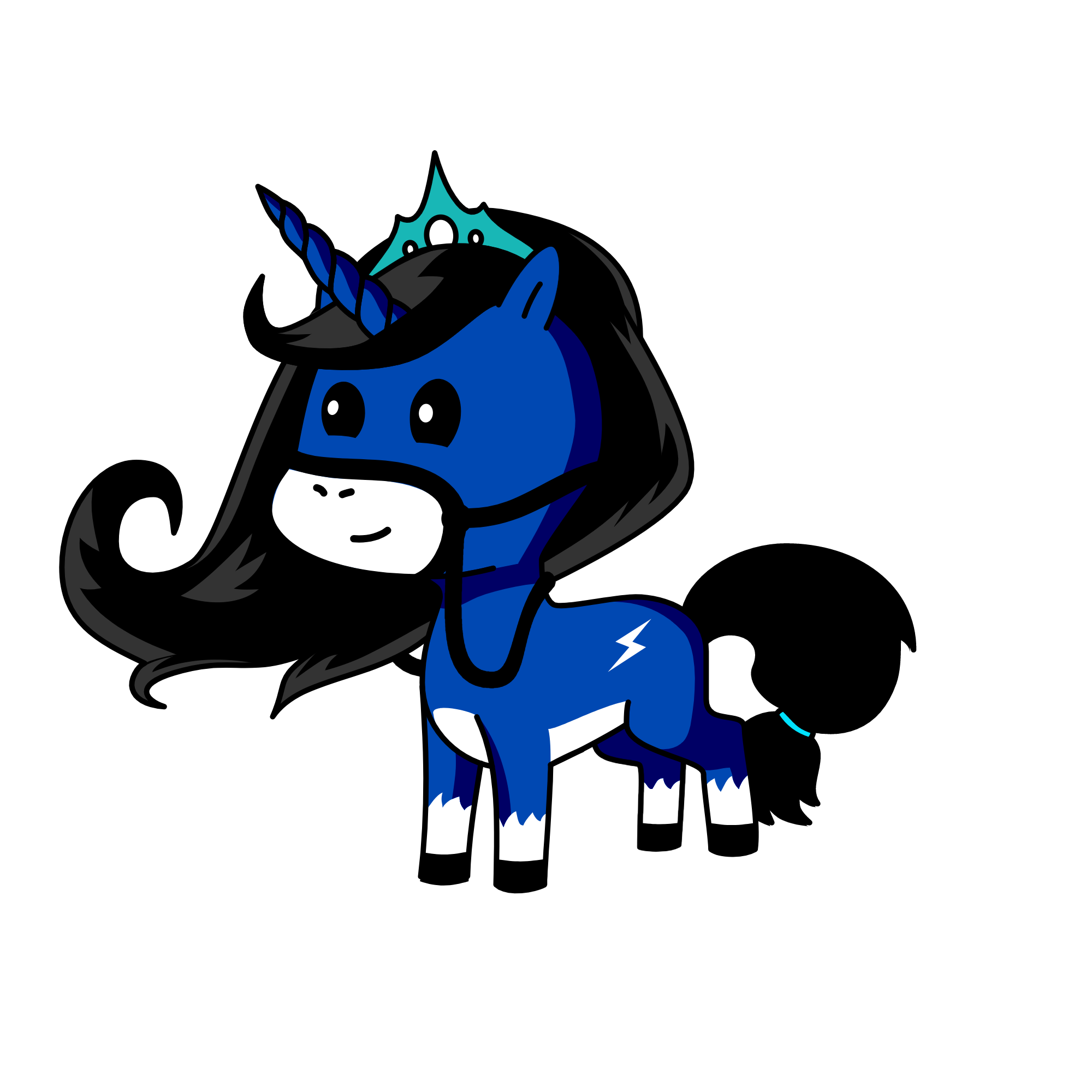 Moonlight, the unicorn