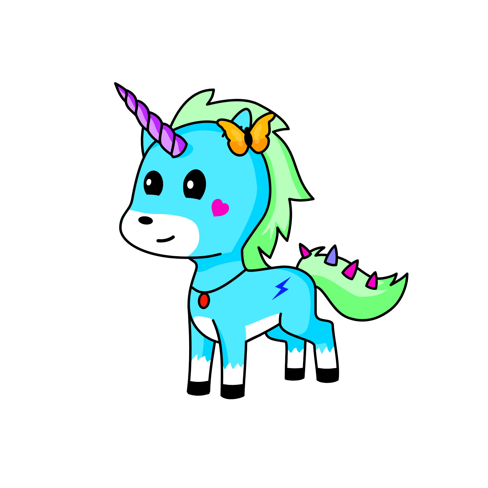 Icy, the unicorn