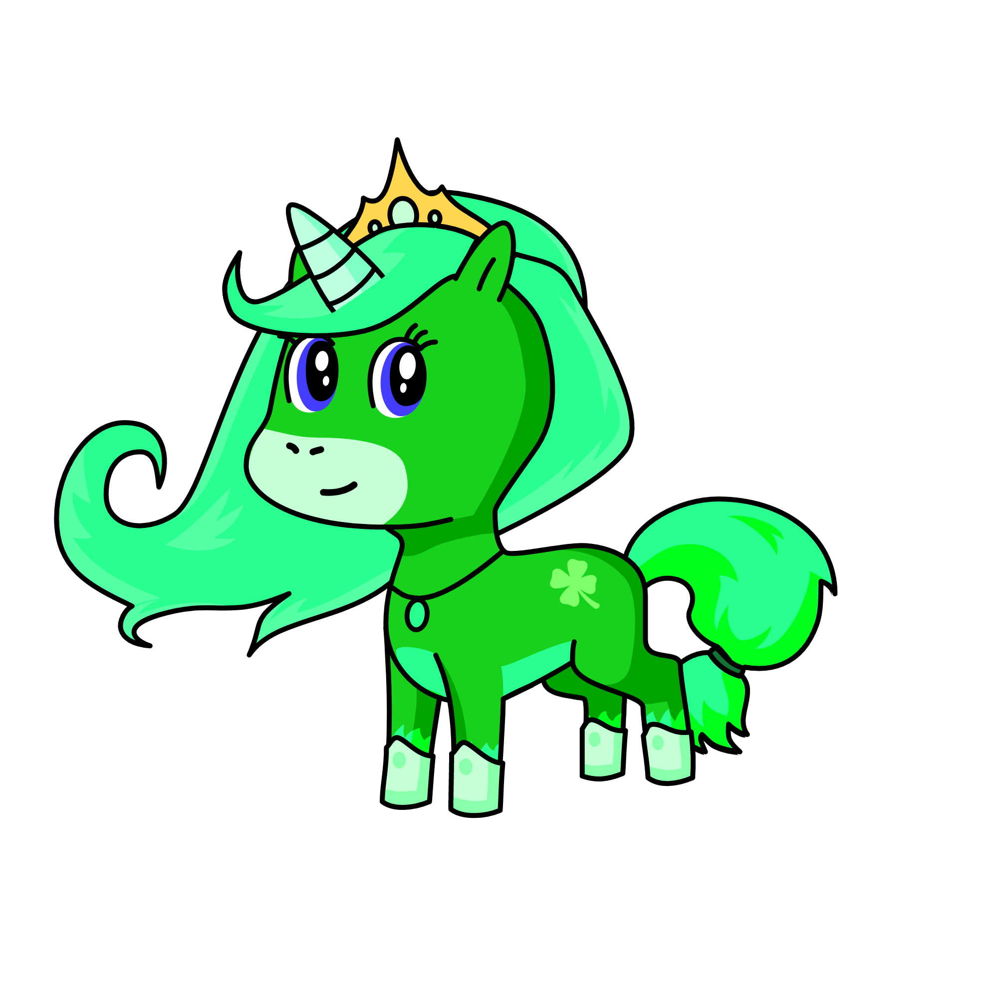 grass uni, the unicorn
