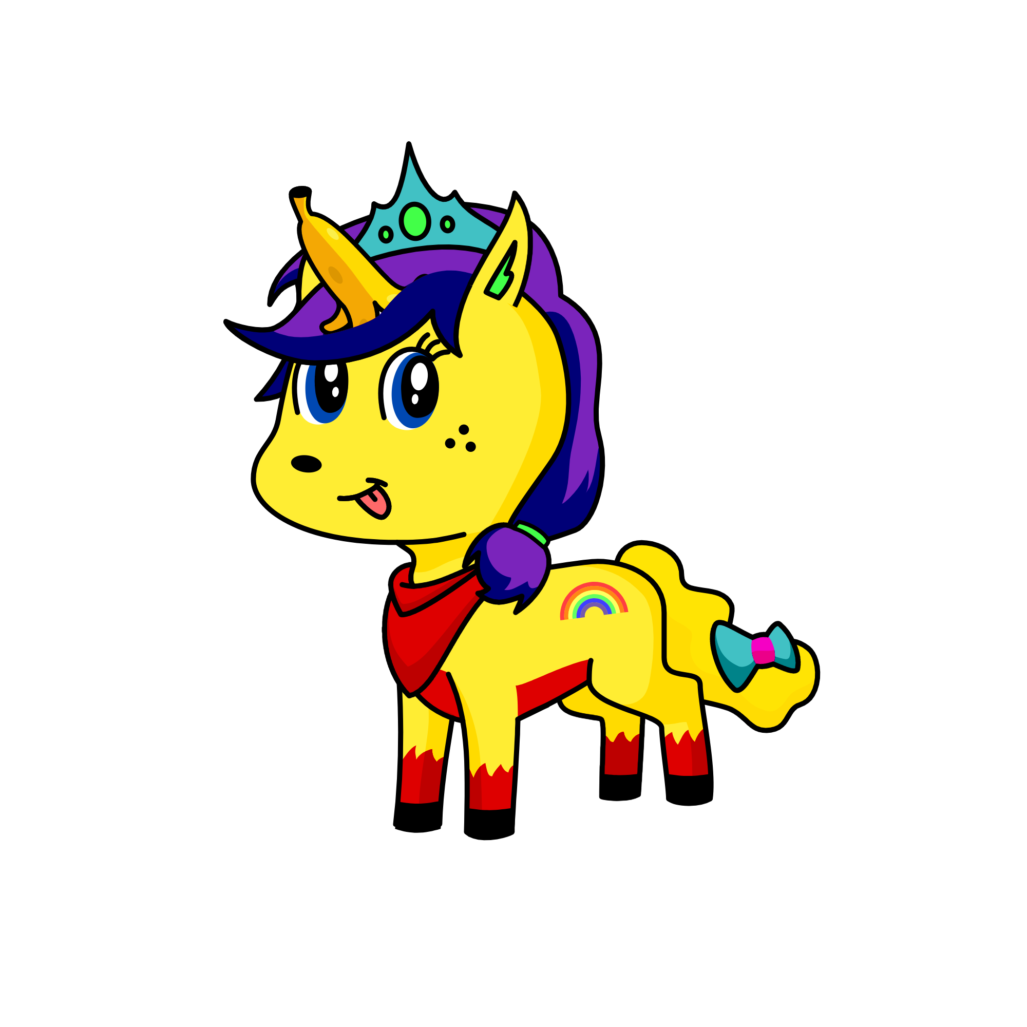 Mylong dick , the unicorn