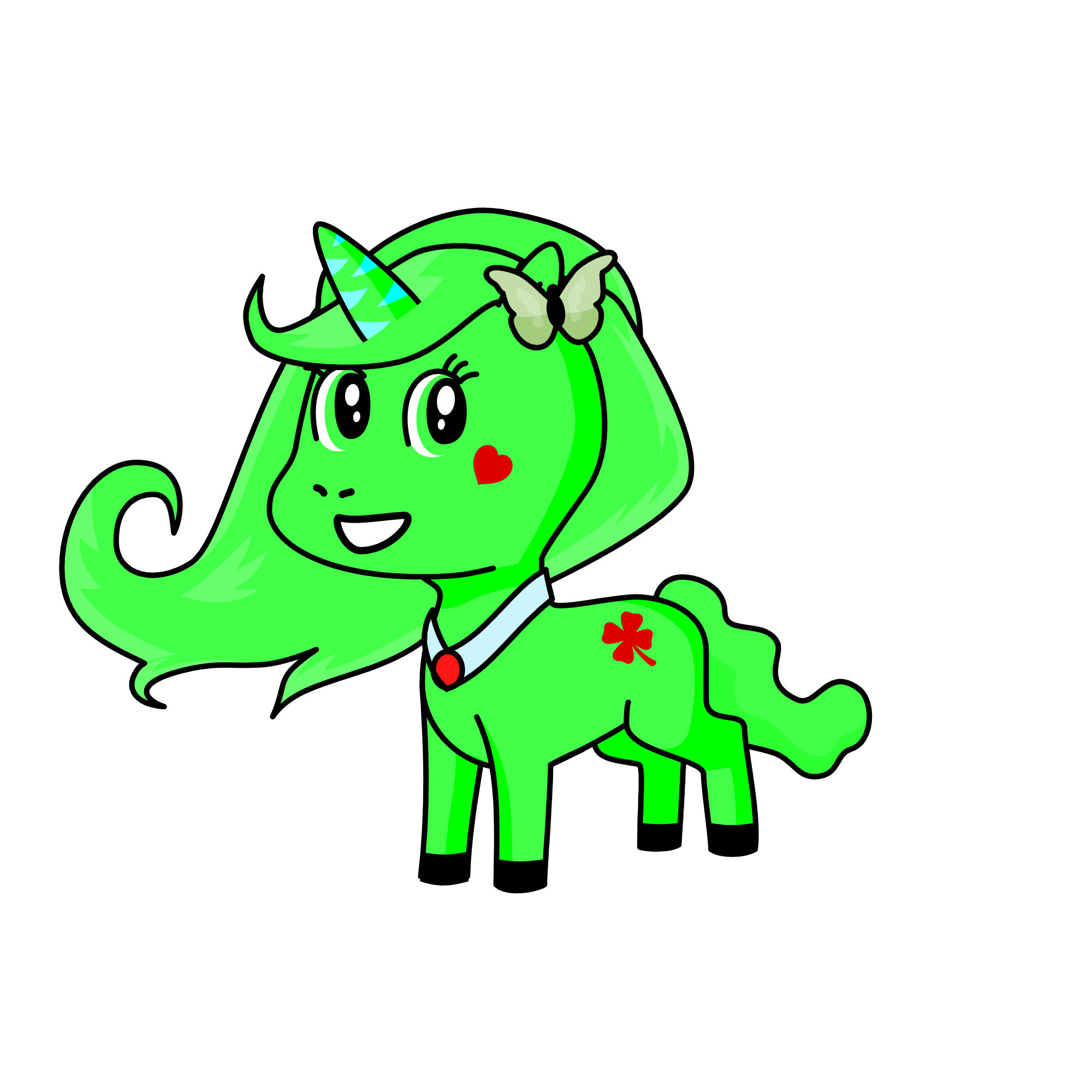 Farfar, the unicorn