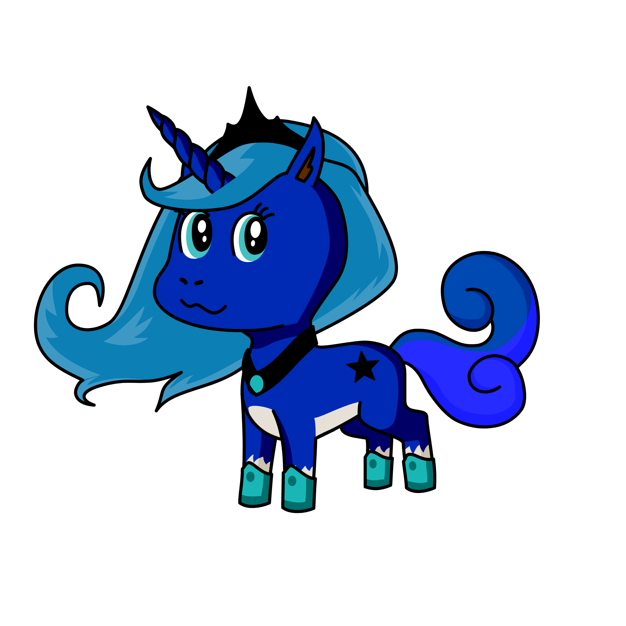 Luna, the unicorn