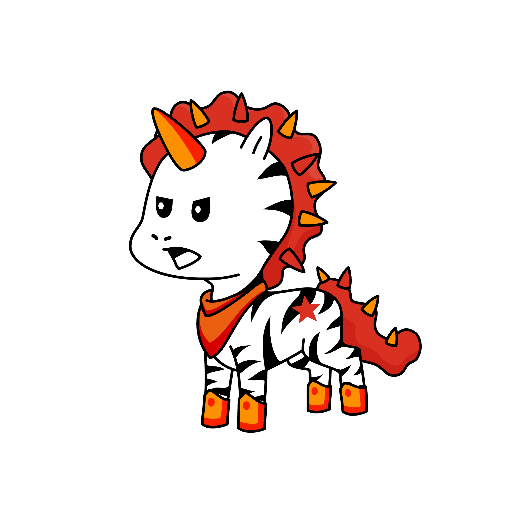 Lava, the unicorn