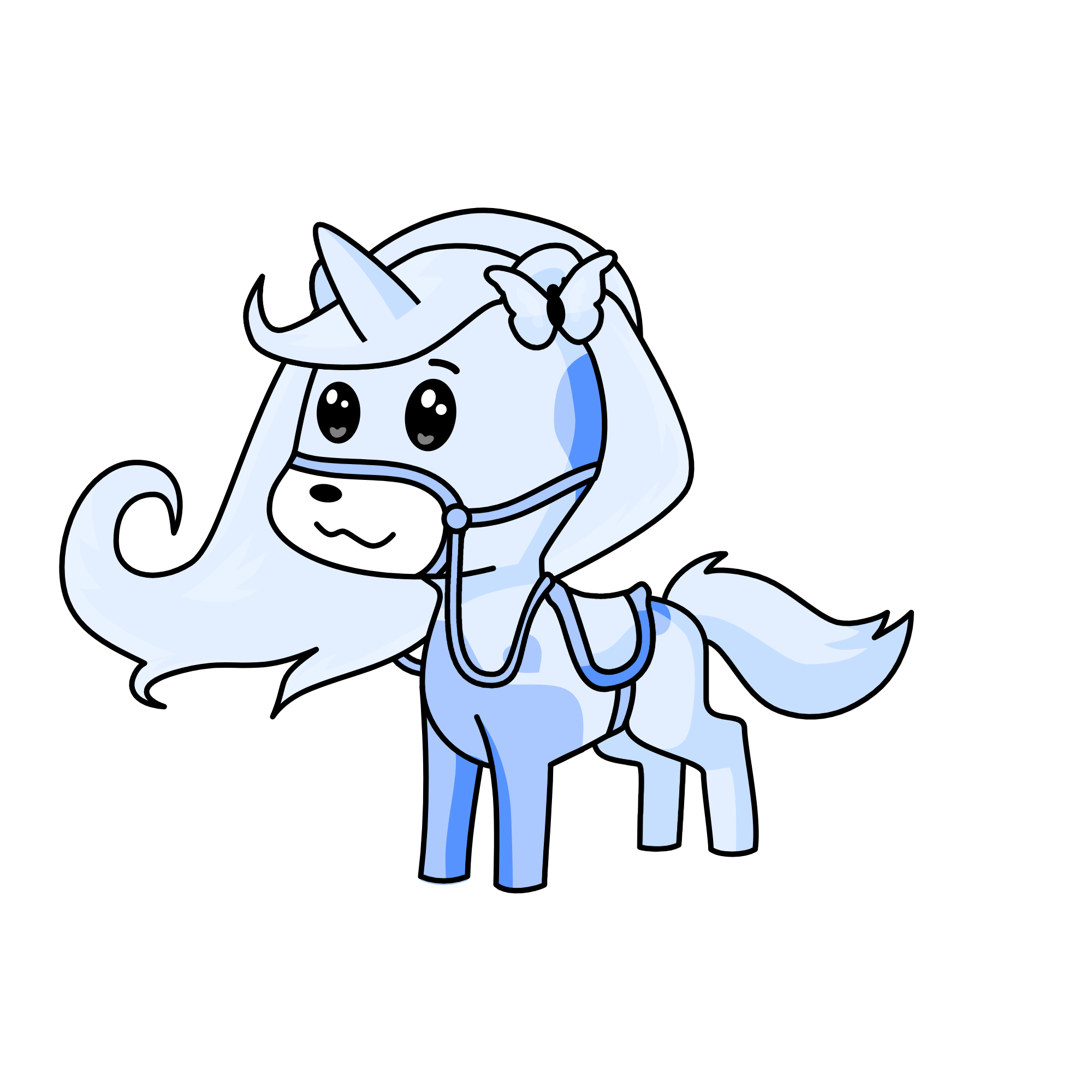 drawing, the unicorn