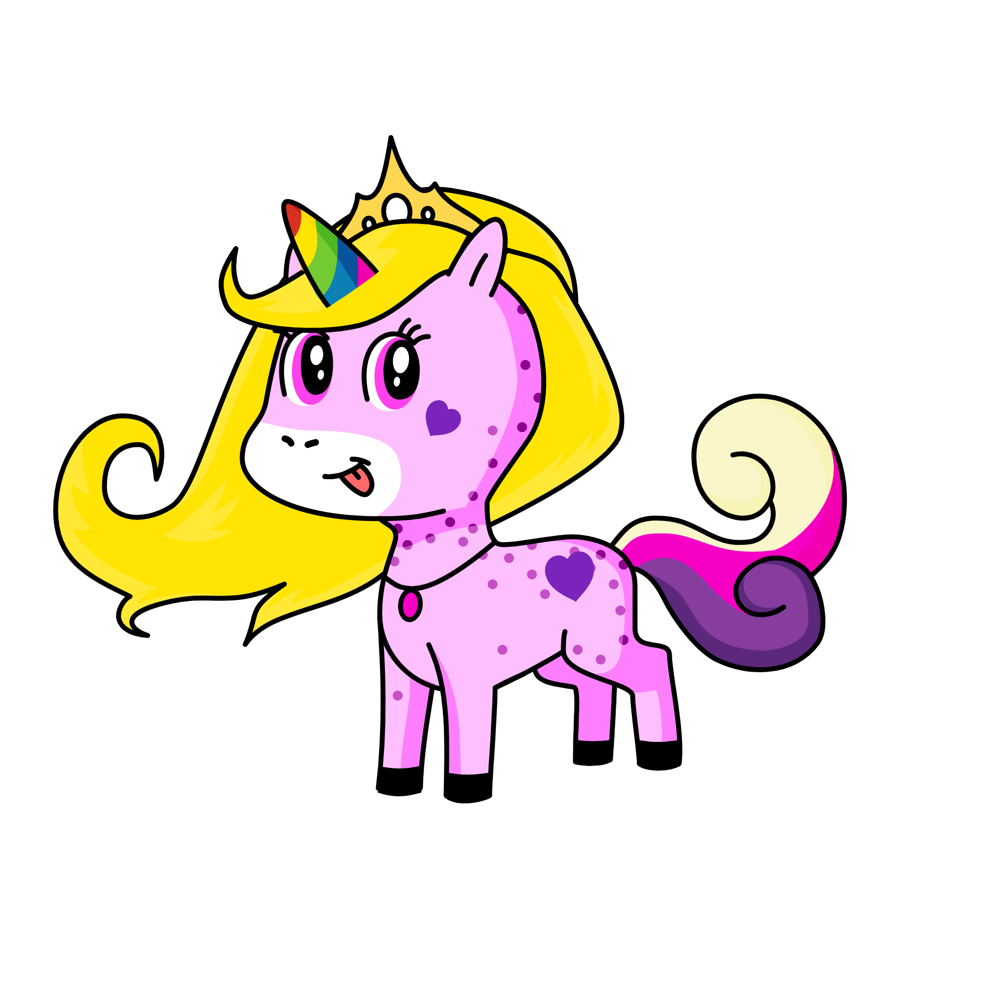 glitter, the unicorn