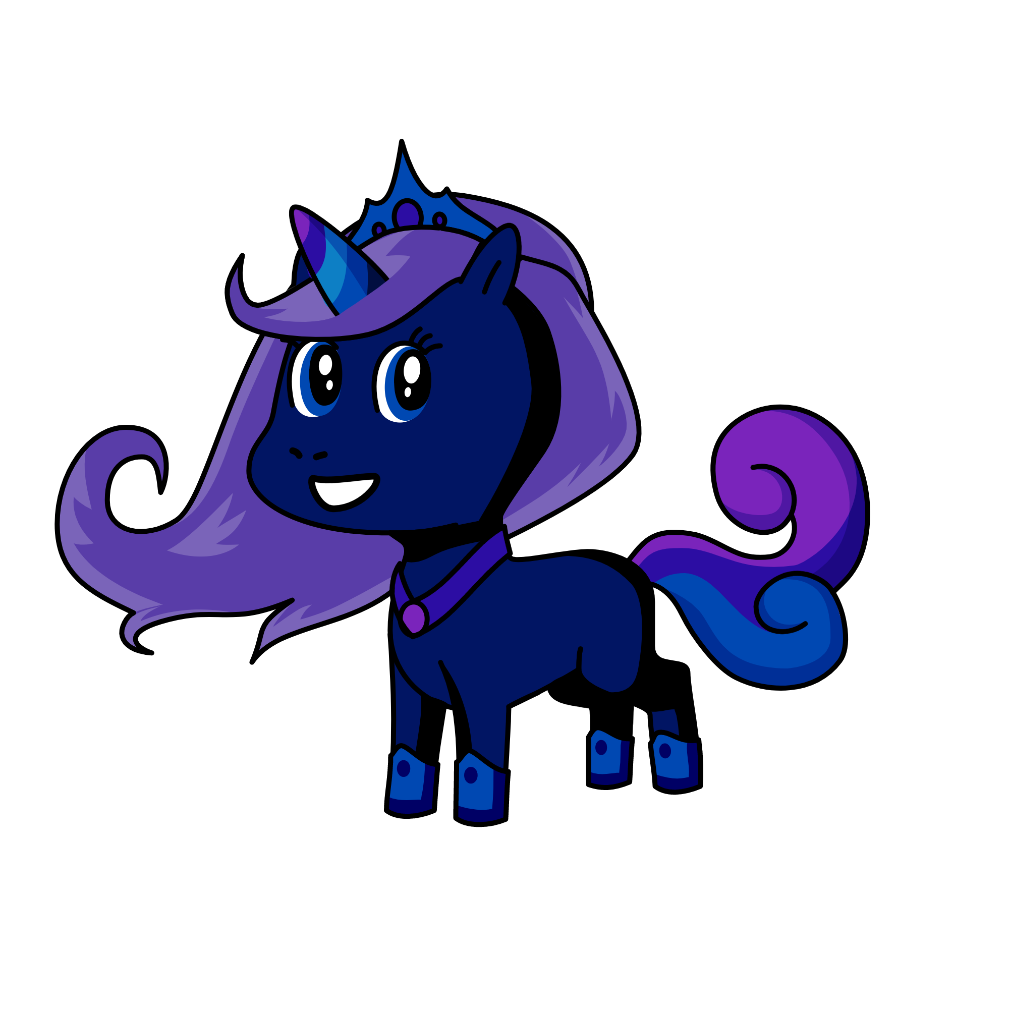 Princess Luna, the unicorn