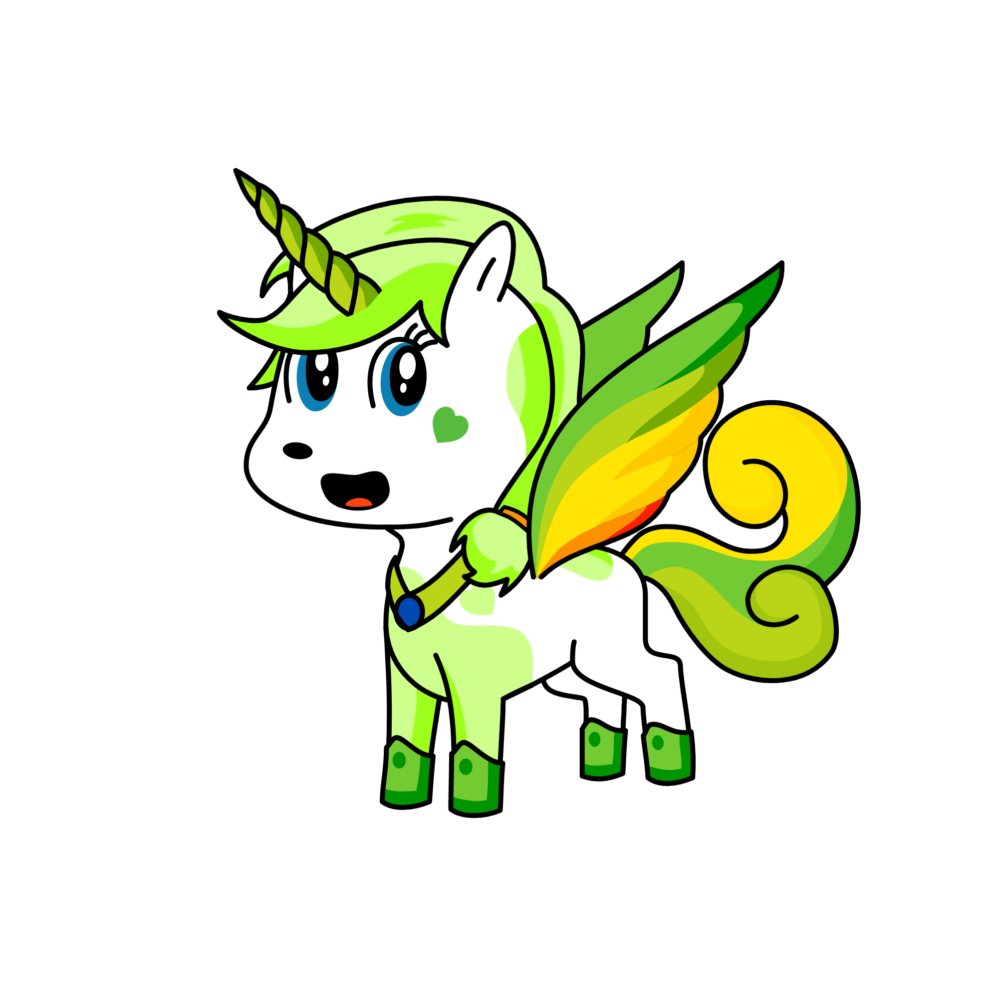 Princess Nature, the unicorn