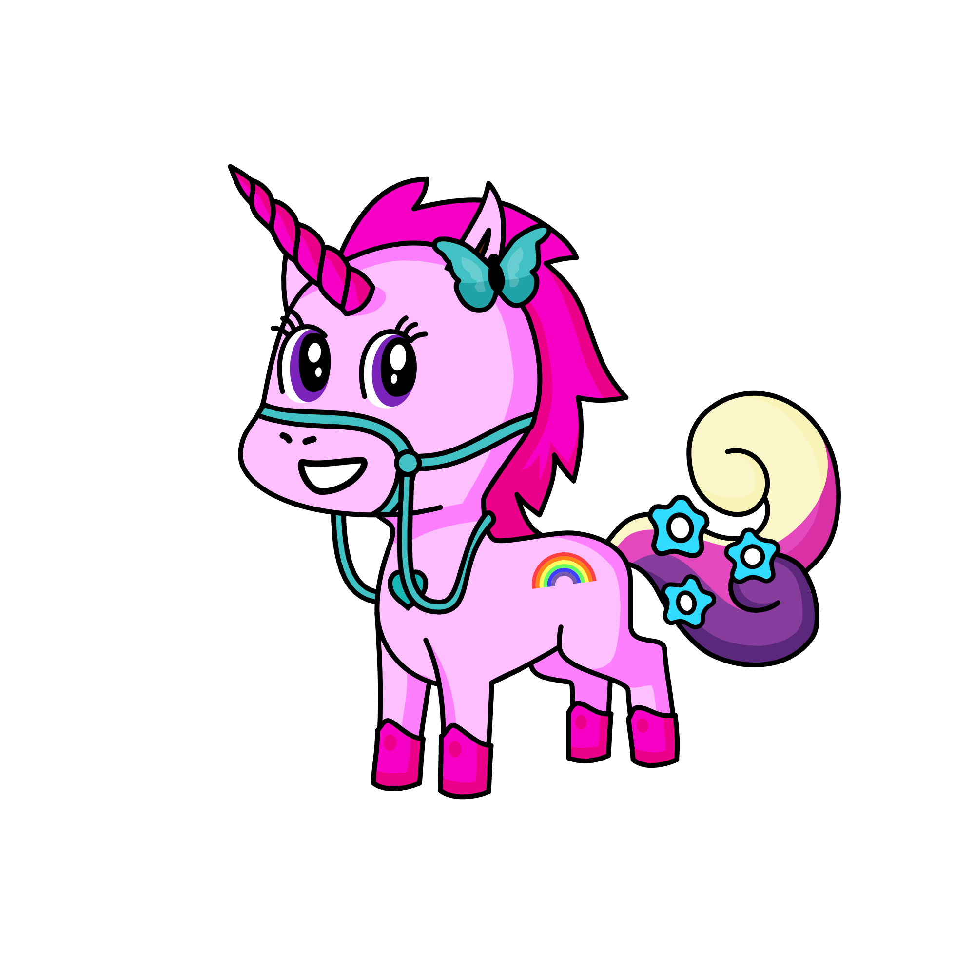 Pinky Blast, the unicorn