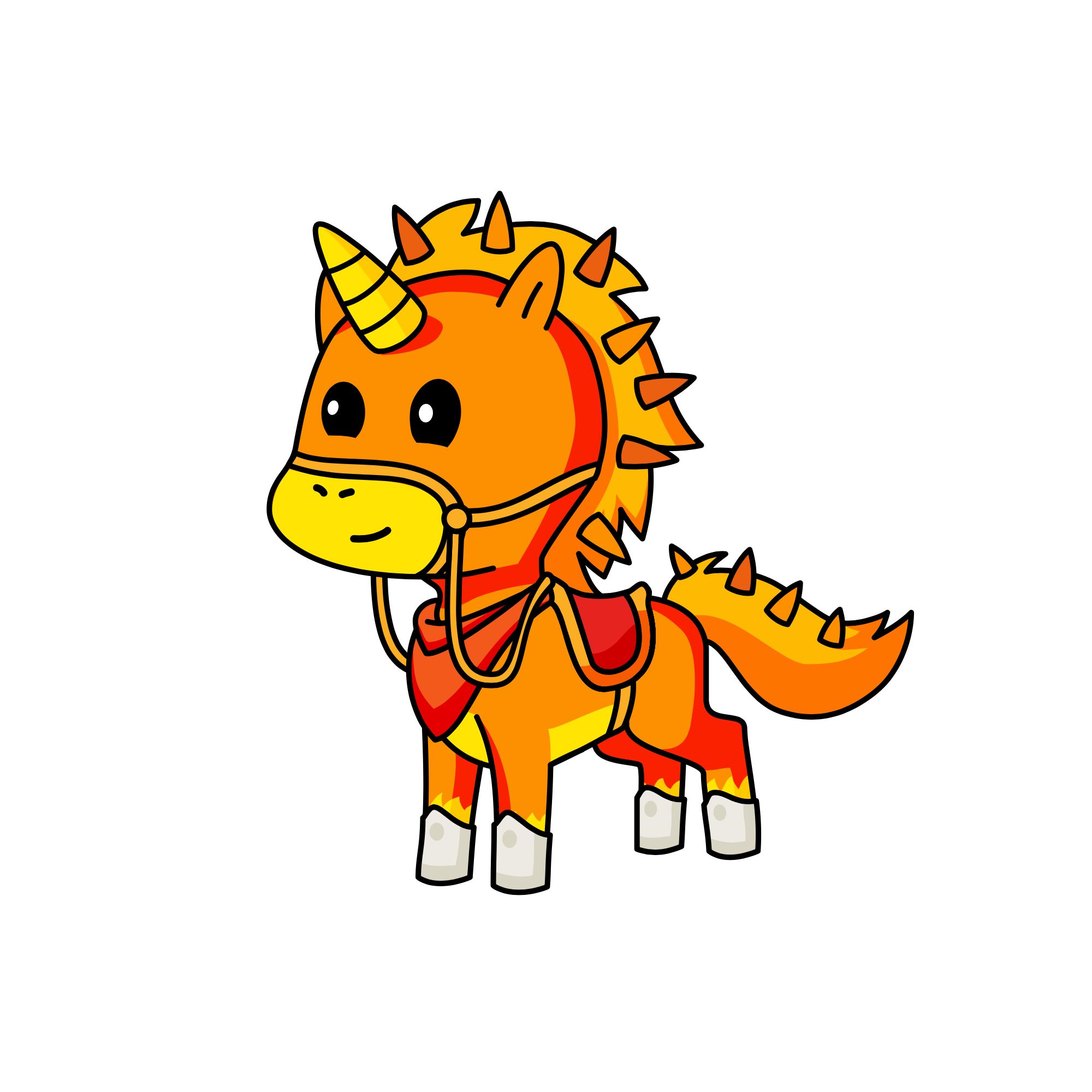 flame, the unicorn