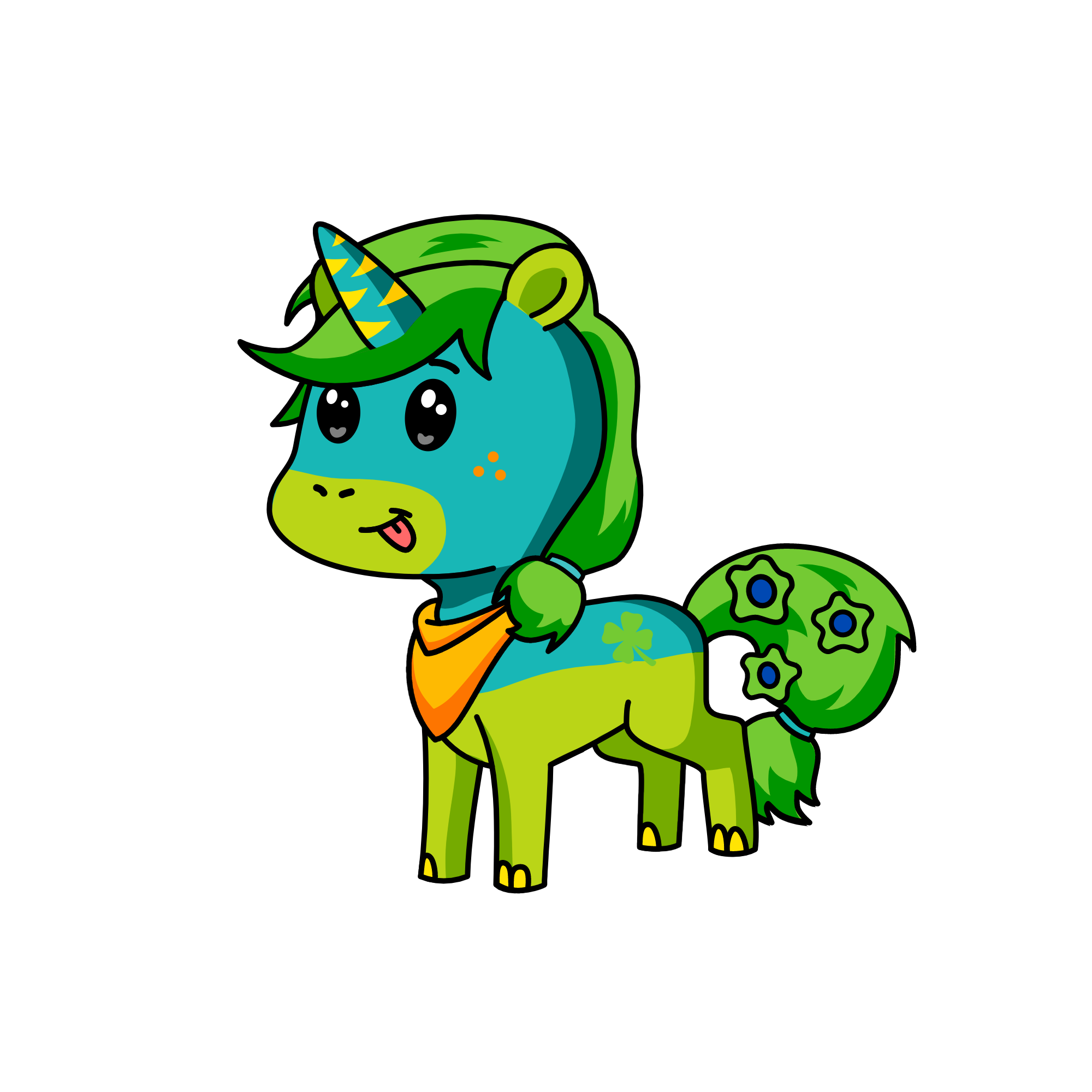 clover, the unicorn