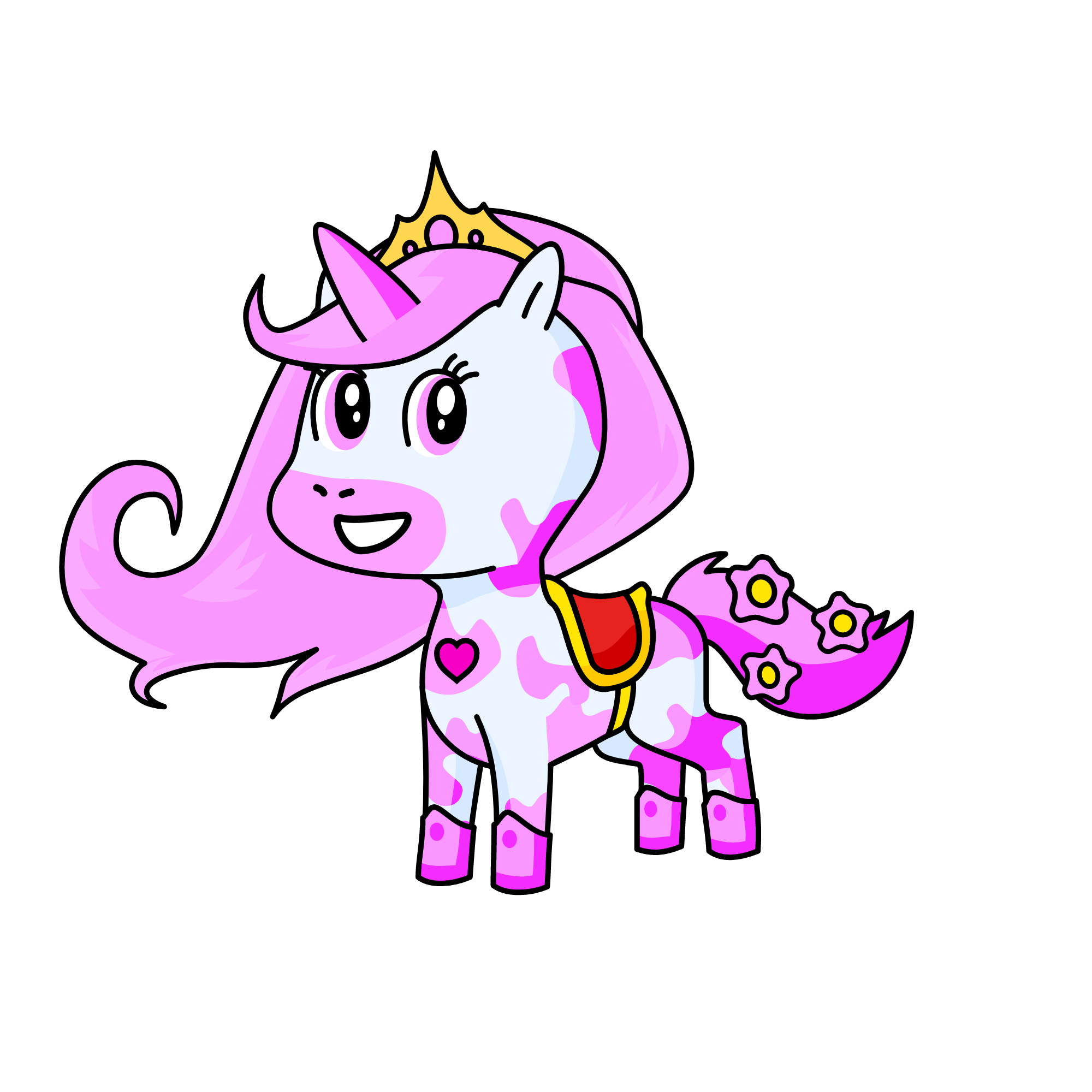 Stawbarry Cow, the unicorn