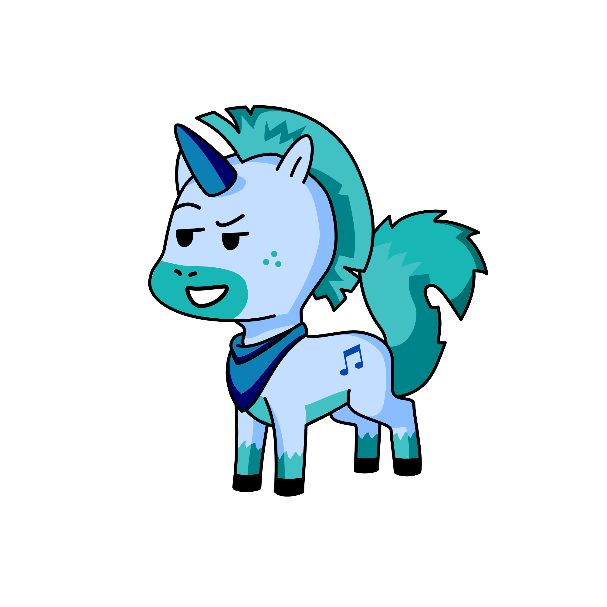 Snowfly , the unicorn